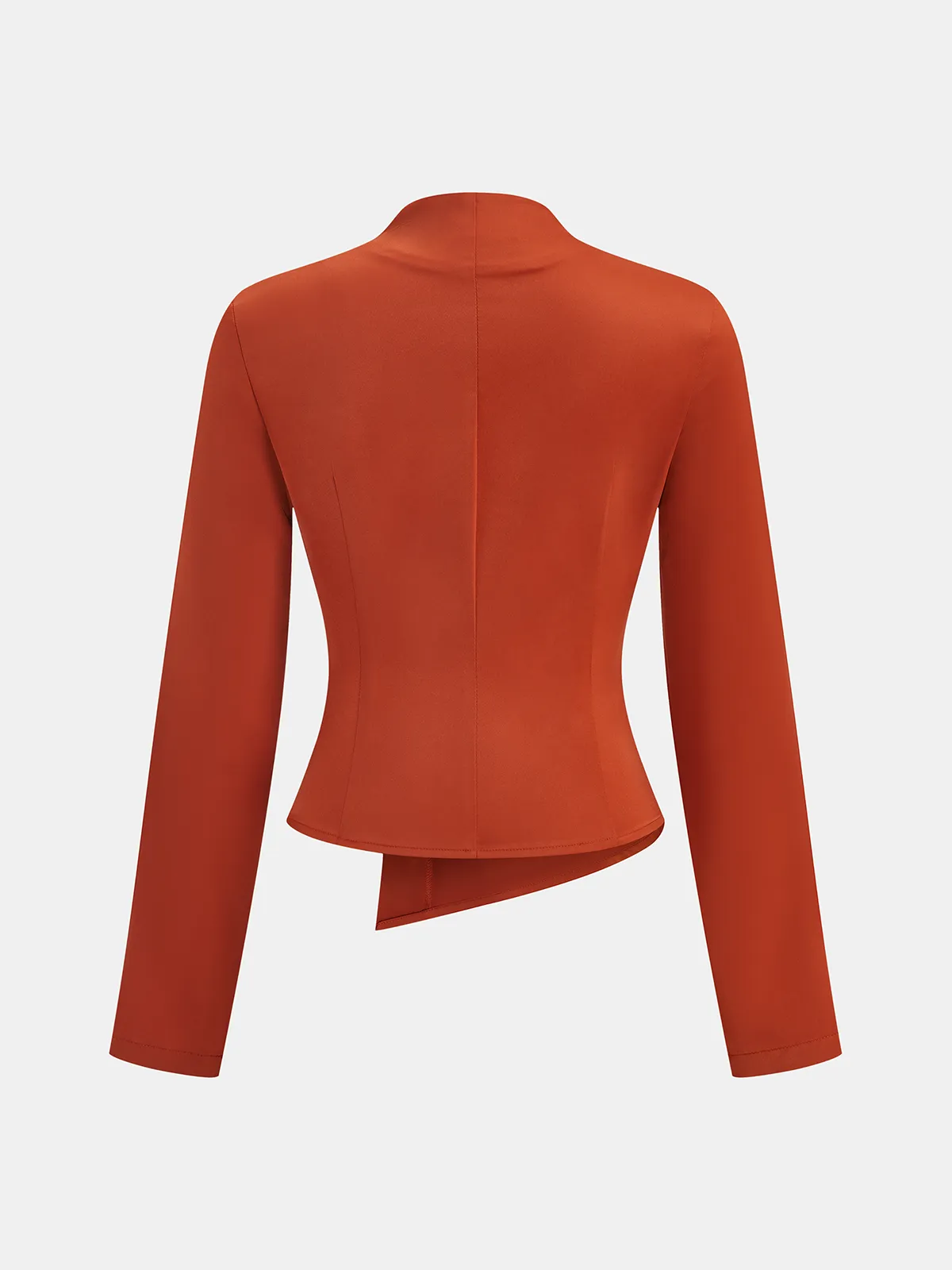 V-Neck Asymmetric Blouse sold by COMMENSE product image thumbnail 2