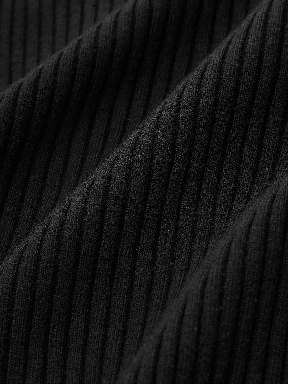 Mesh Panel Wool Blend Mock Neck Top sold by COMMENSE product image thumbnail 5