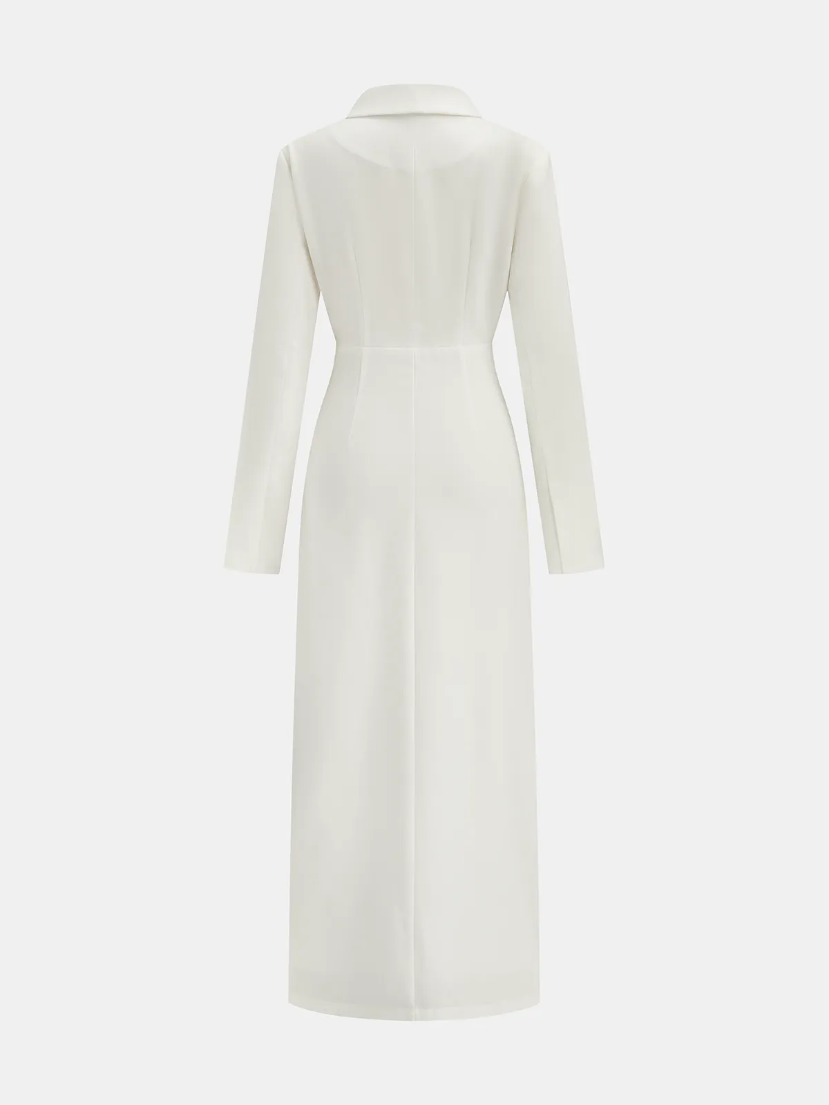 V-Neck Button Midi Dress sold by COMMENSE product image thumbnail 2