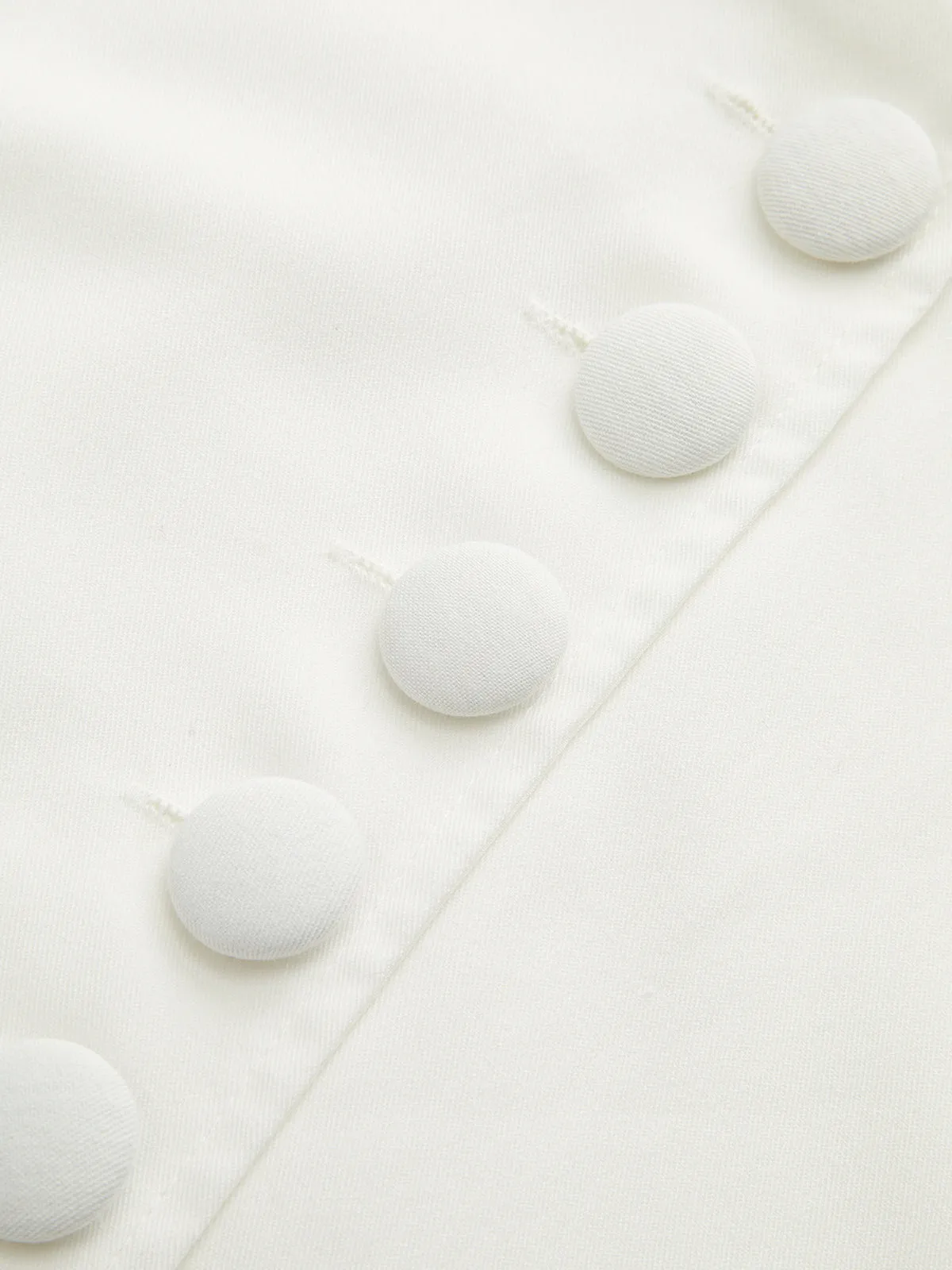 V-Neck Button Midi Dress sold by COMMENSE product image thumbnail 3