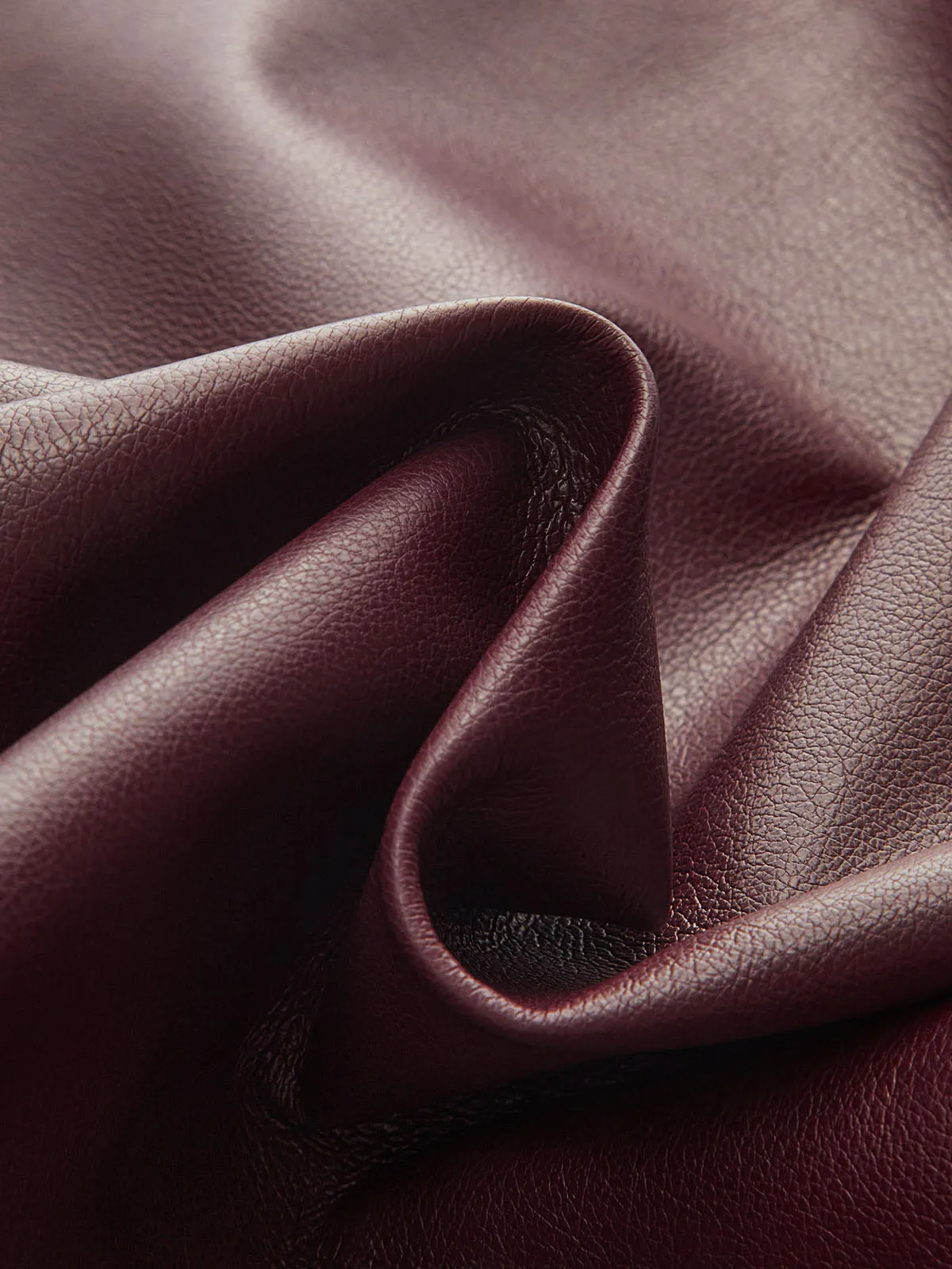 Faux Leather Asymmetric Ruched Top sold by COMMENSE product image thumbnail 4