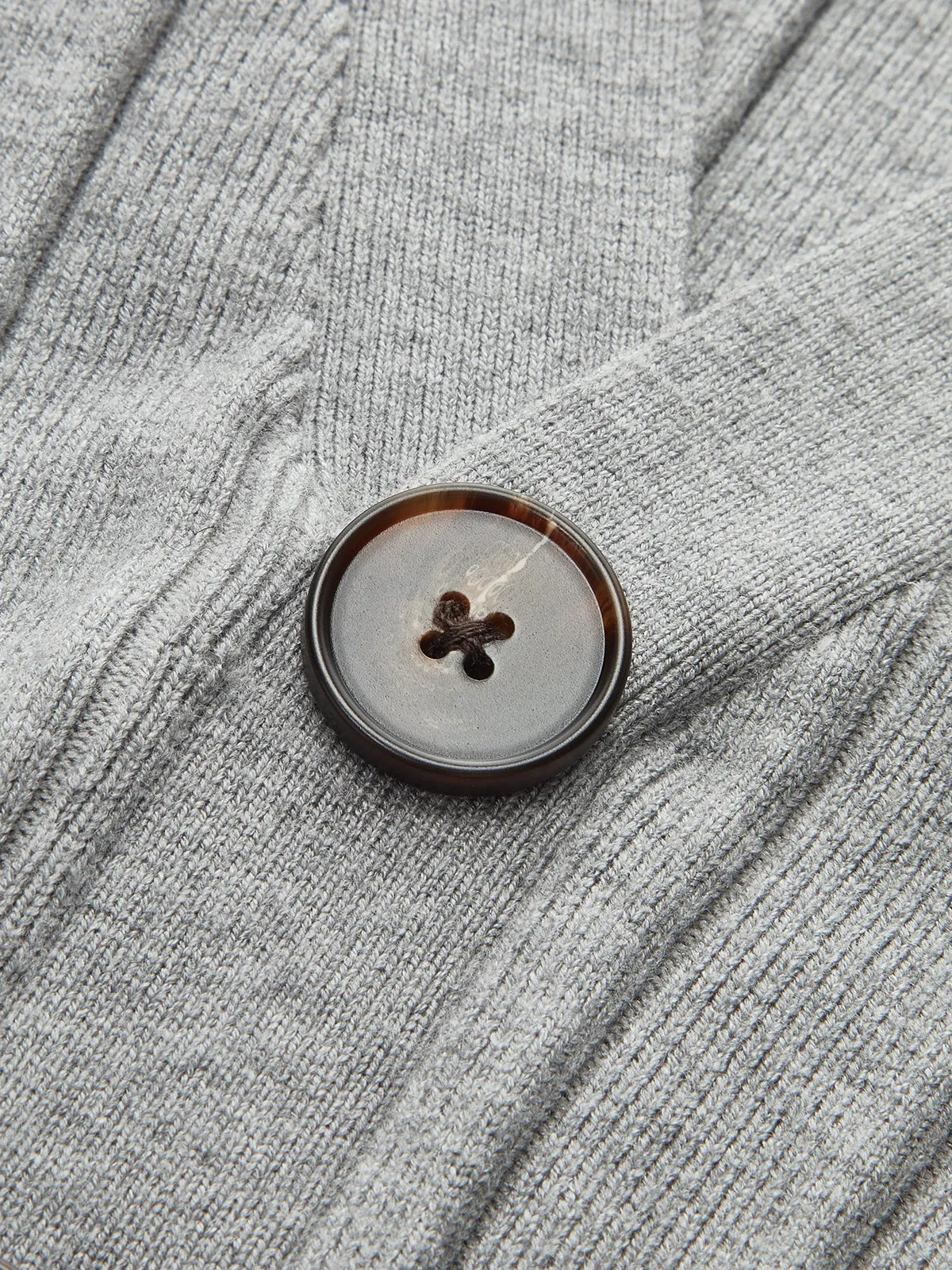 Lace Hem Ribbed Knit Cardigan sold by COMMENSE product image thumbnail 4