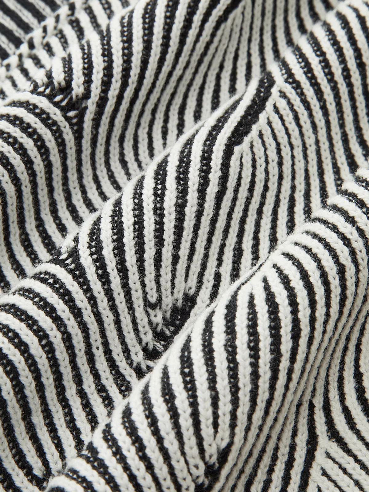 Crew Neck Wave-Knit Sweater sold by COMMENSE product image thumbnail 4