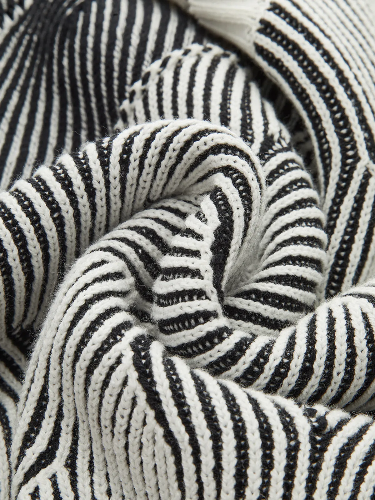 Crew Neck Wave-Knit Sweater sold by COMMENSE product image thumbnail 3