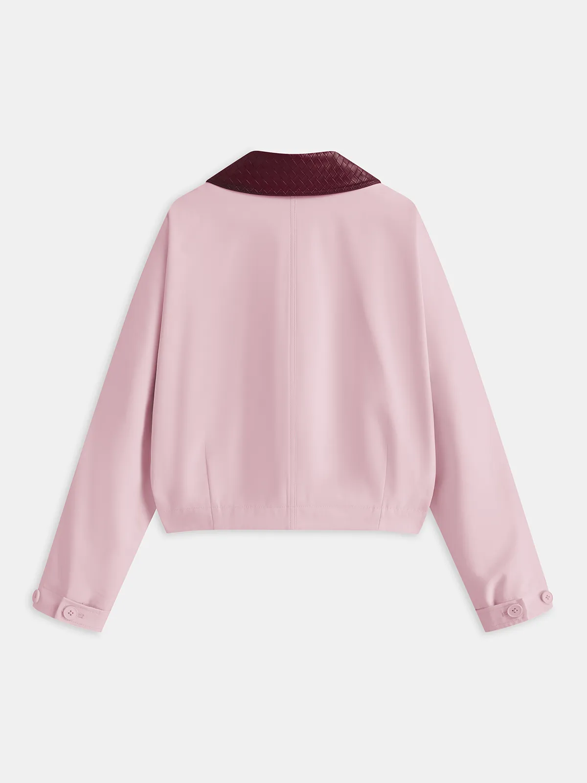 PU Collar Cropped Jacket sold by COMMENSE product image thumbnail 4