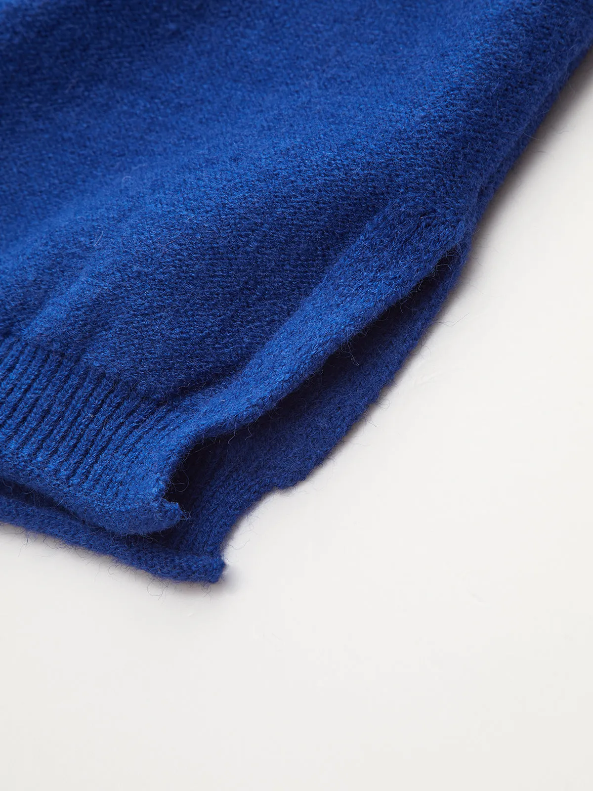 Denim Panel Knit Sweater sold by COMMENSE product image thumbnail 4