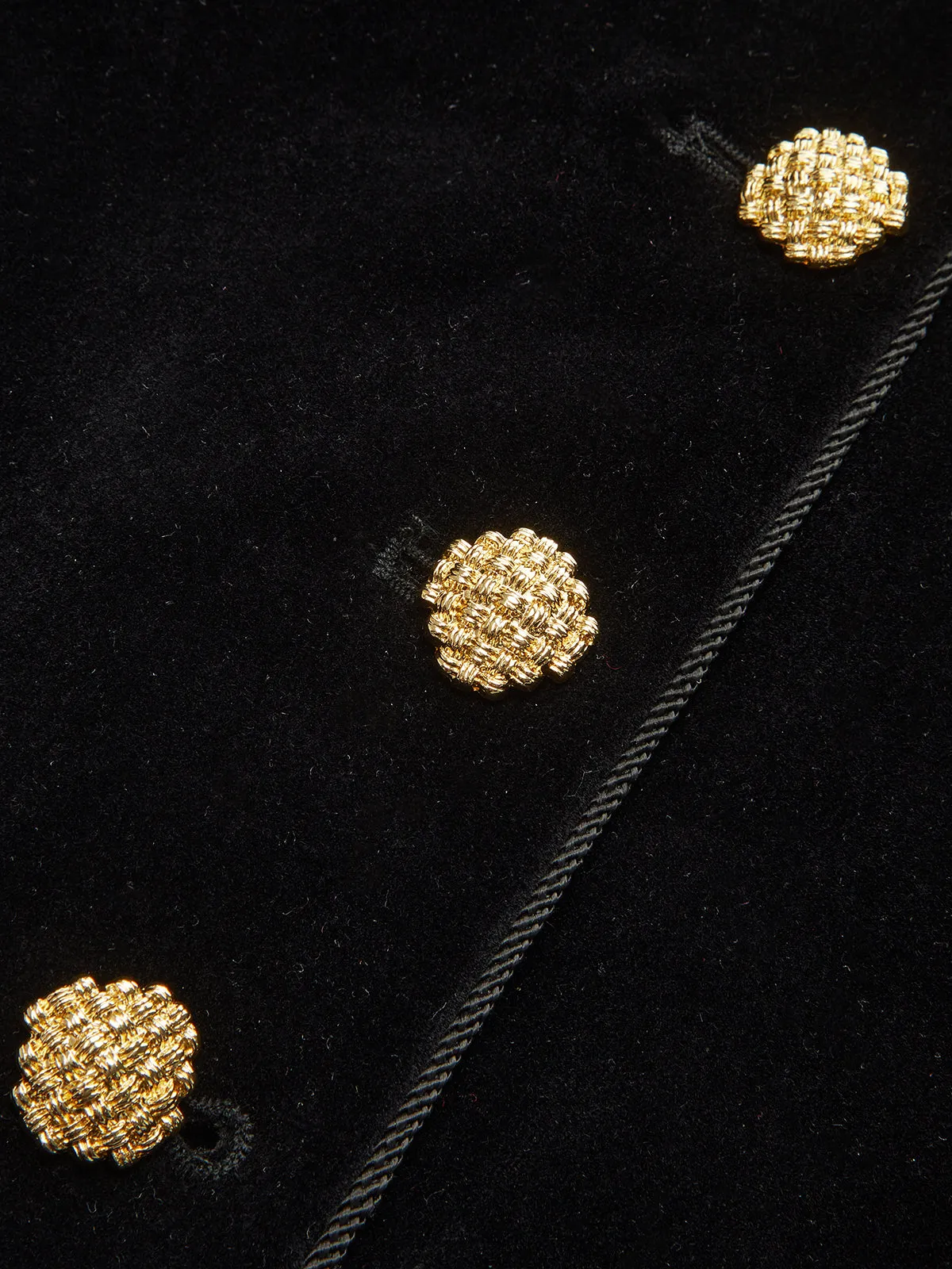 Velvet Stand Collar Blazer sold by COMMENSE product image thumbnail 4
