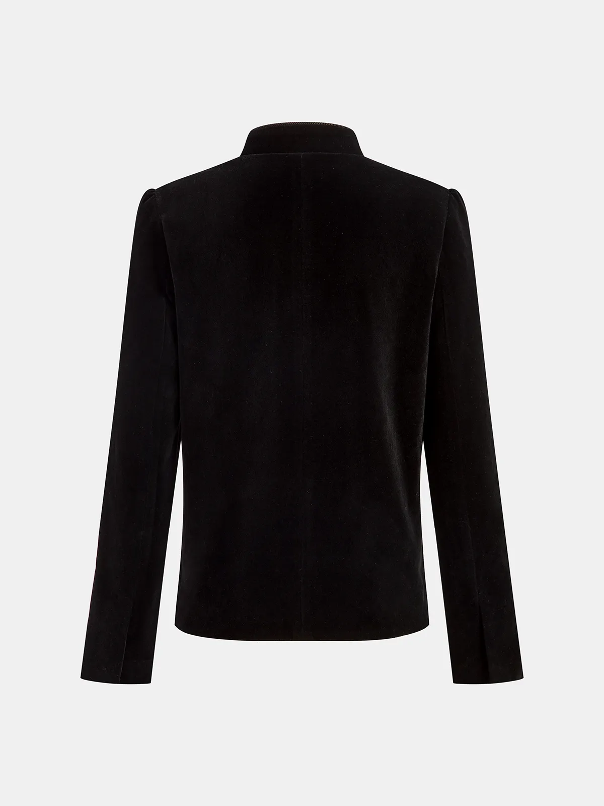 Velvet Stand Collar Blazer sold by COMMENSE product image thumbnail 5