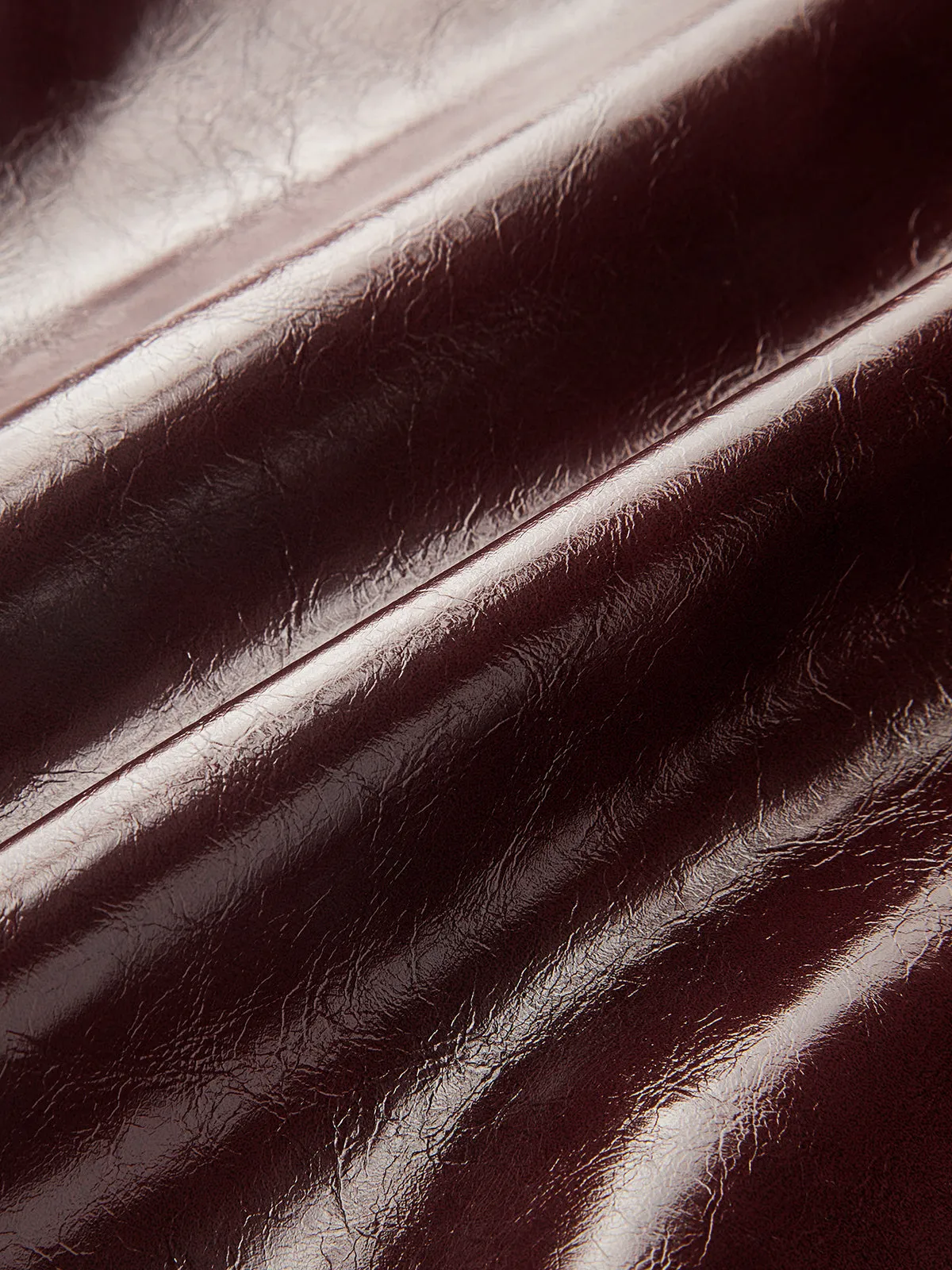 Belted Faux Leather Mini Skirt sold by COMMENSE product image thumbnail 3