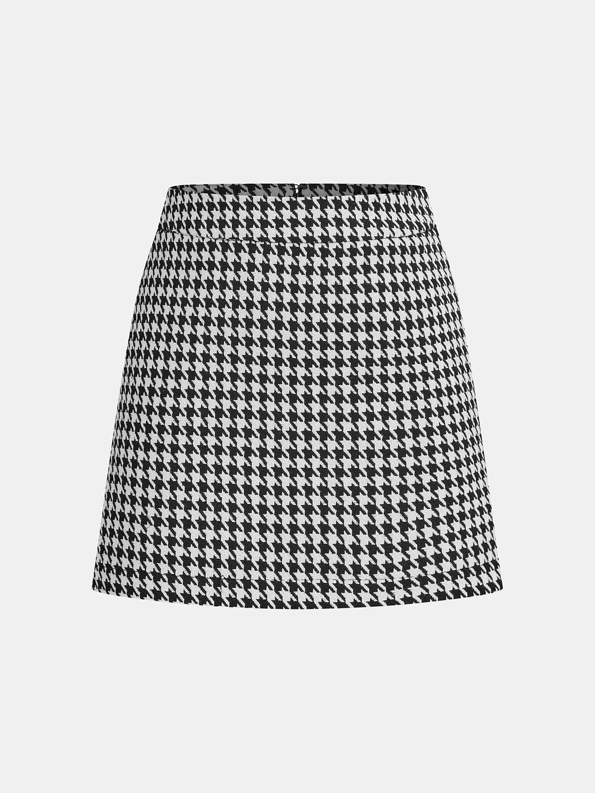 Houndstooth Buttoned Vest and Mini Skirt Set sold by COMMENSE product image thumbnail 4