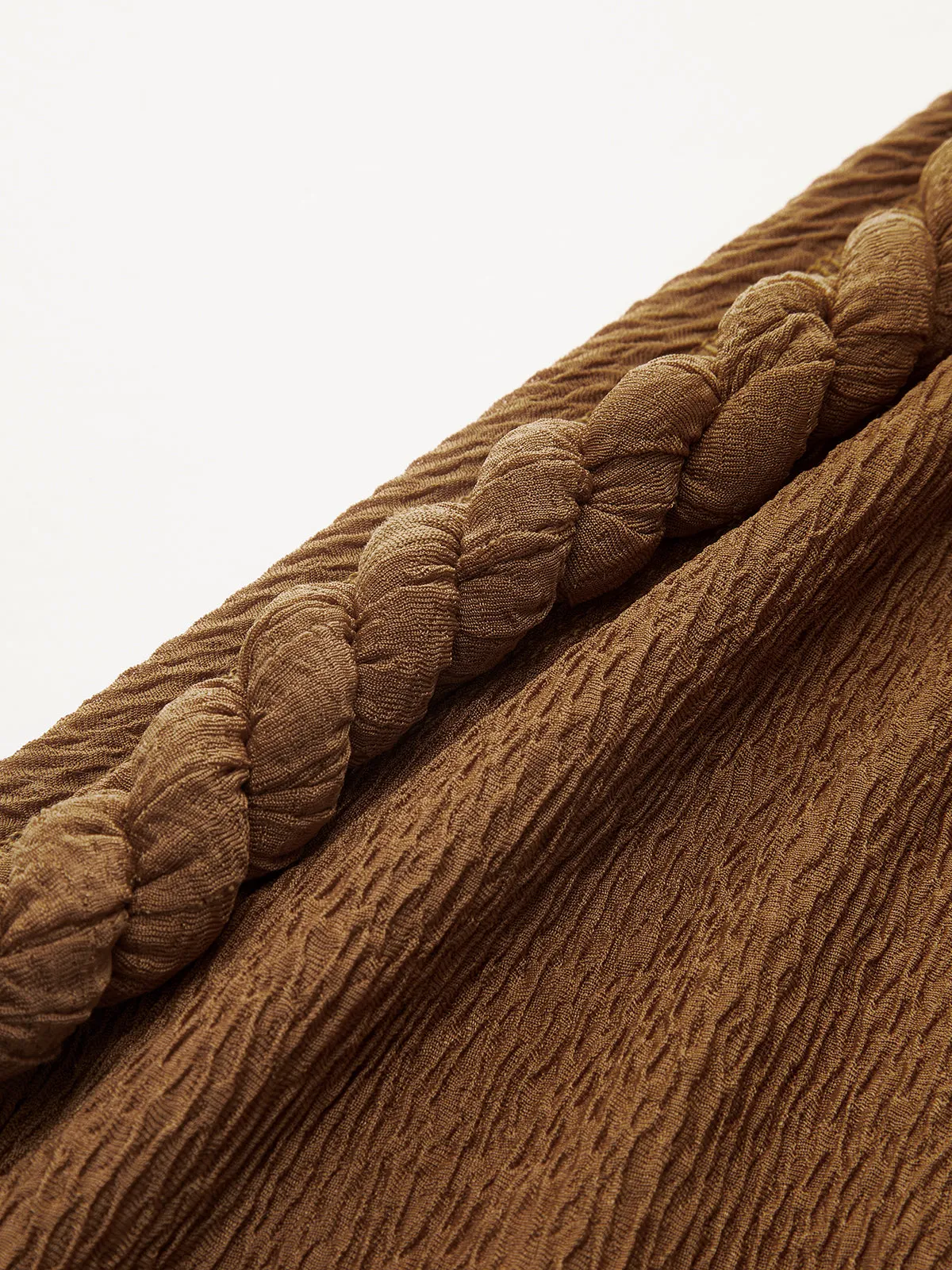One-Shoulder Rope Ruched Mini Dress sold by COMMENSE product image thumbnail 4