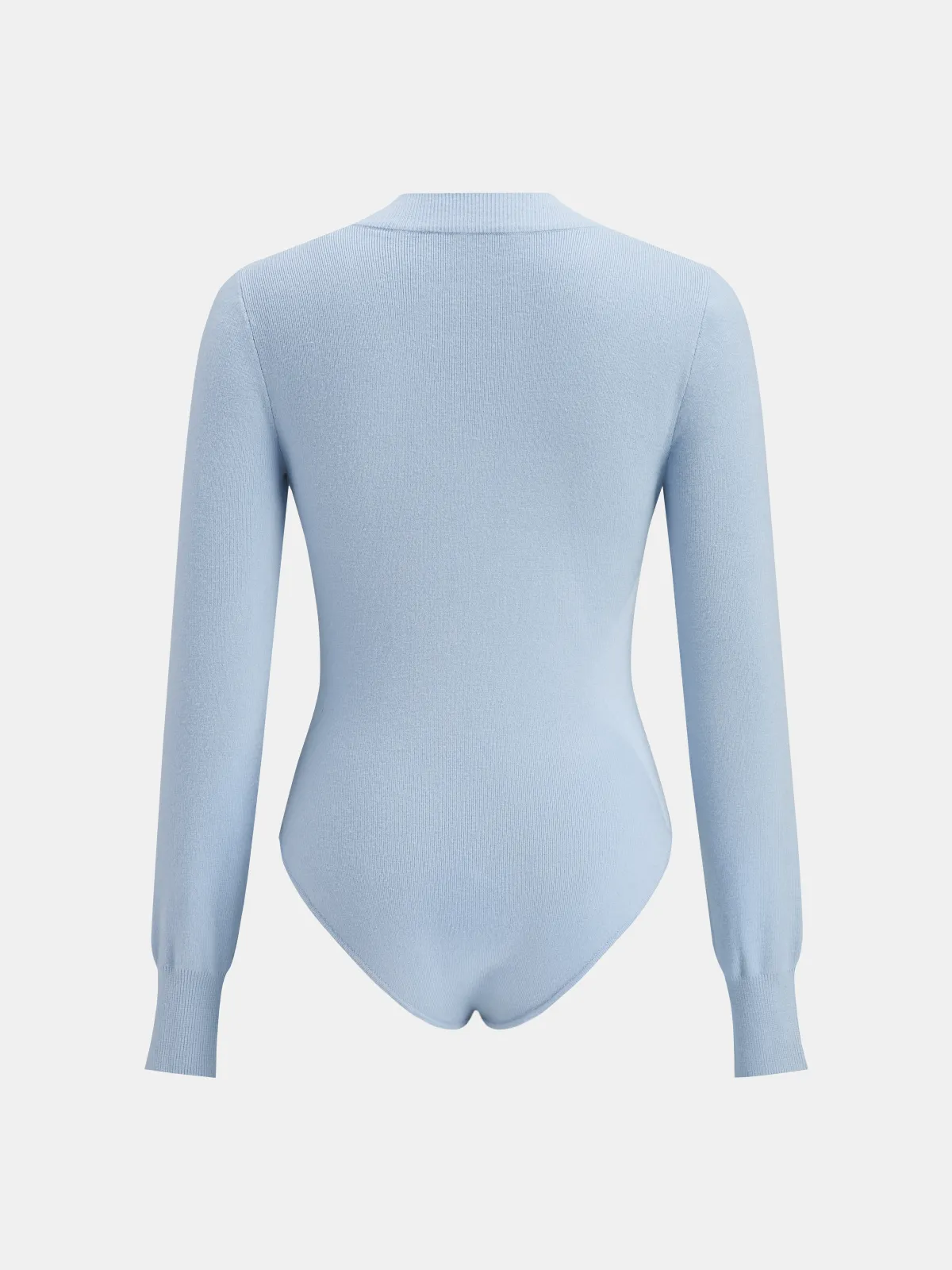 Henley Neck Button-Down Knit Bodysuit sold by COMMENSE product image thumbnail 2