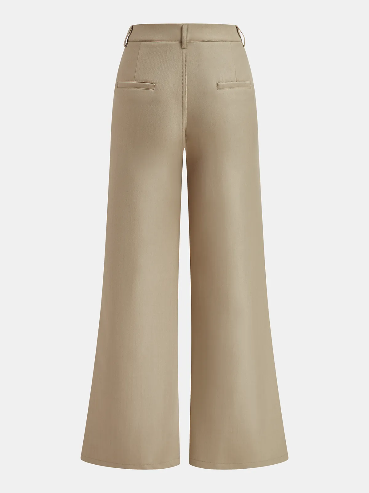 Mid-Waist Seam Detail Wide-Leg Pants sold by COMMENSE product image thumbnail 2