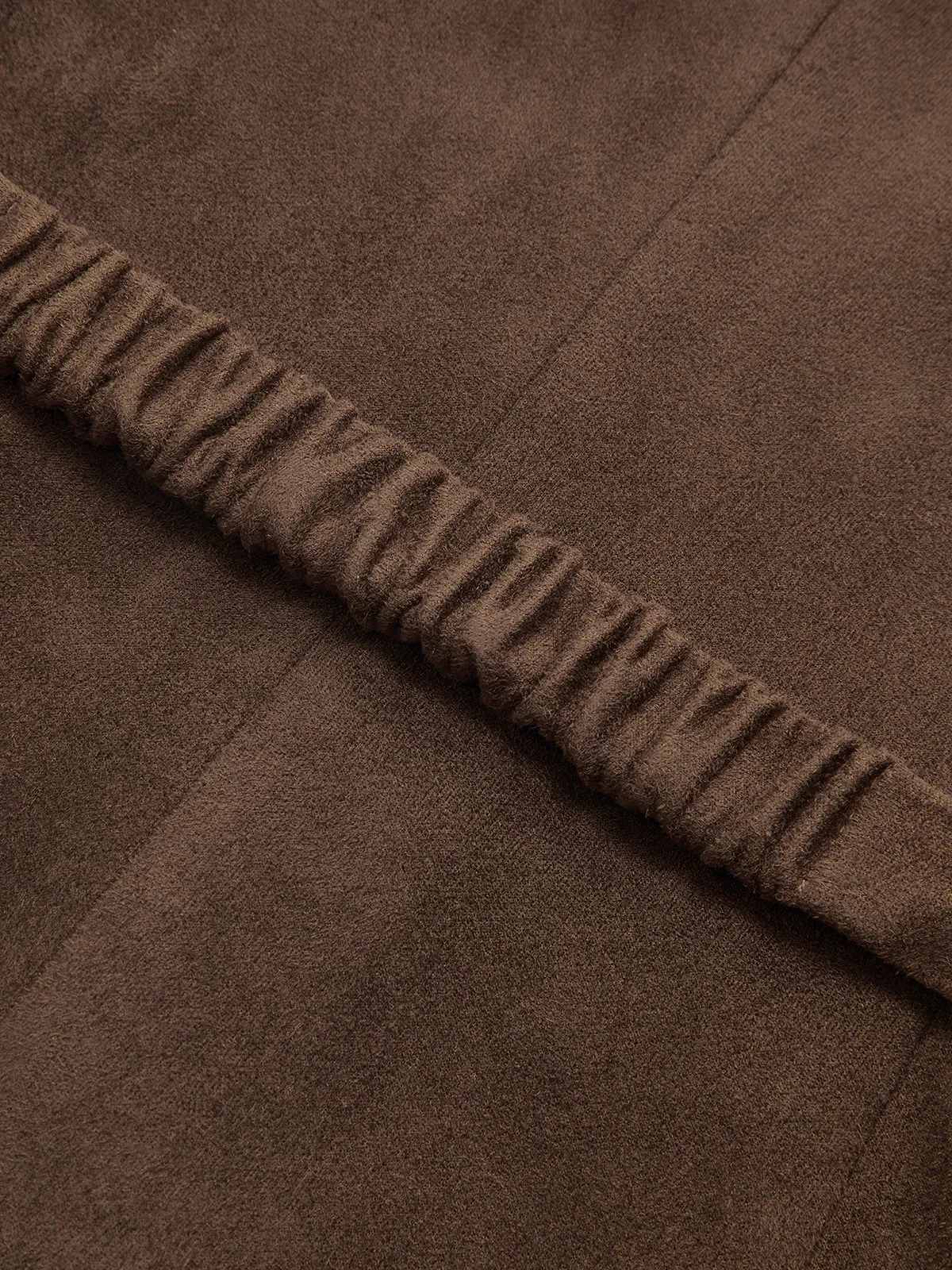 Belted Suede Effect Button-Front Vest sold by COMMENSE product image thumbnail 3