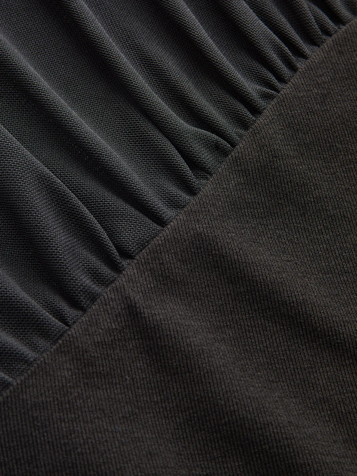 Sheer Mesh Paneled Turtleneck Top sold by COMMENSE product image thumbnail 5