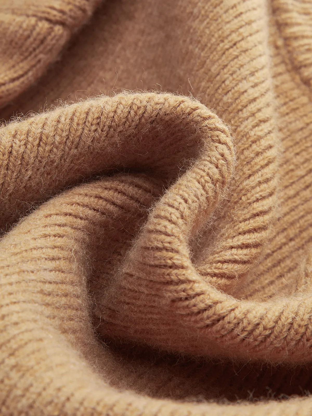 Cinched Waist Cable Knit Cardigan sold by COMMENSE product image thumbnail 3