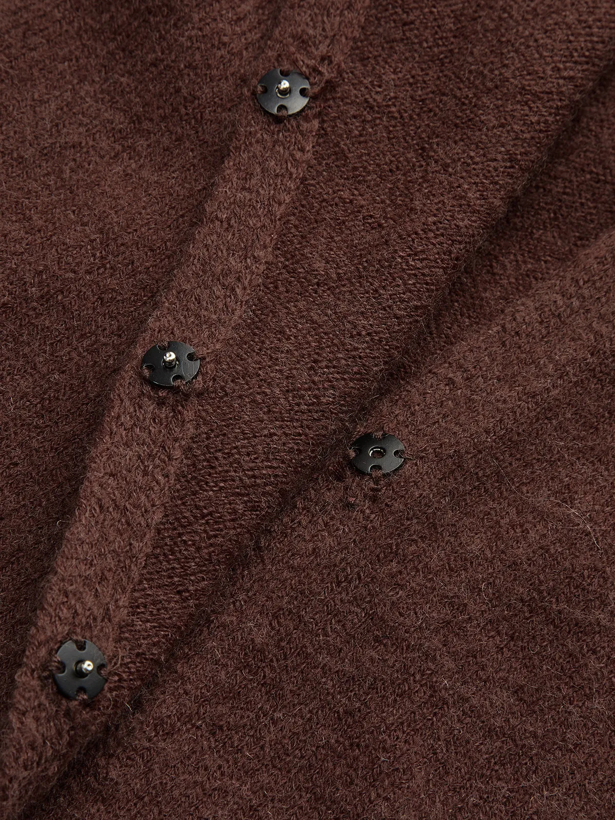 Belted V-Neck Knit Cardigan sold by COMMENSE product image thumbnail 5
