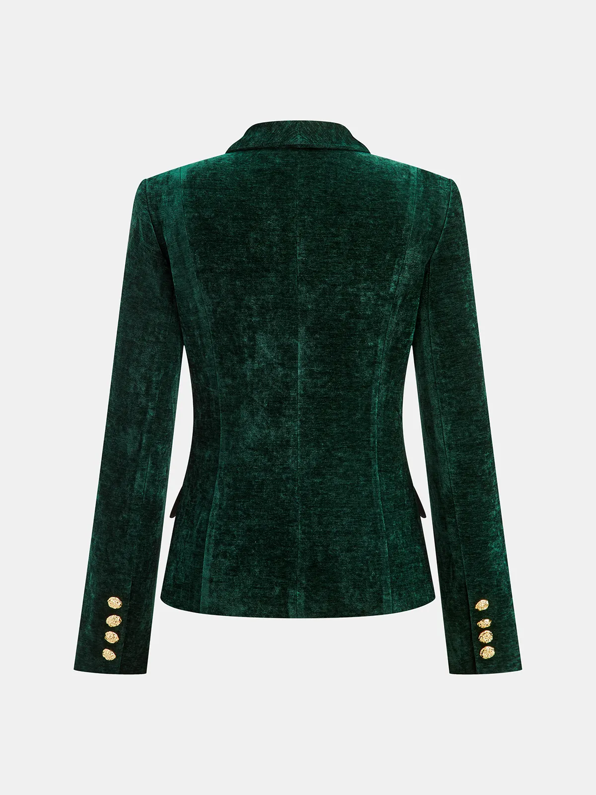 Metal Button Velvet Blazer sold by COMMENSE product image thumbnail 2