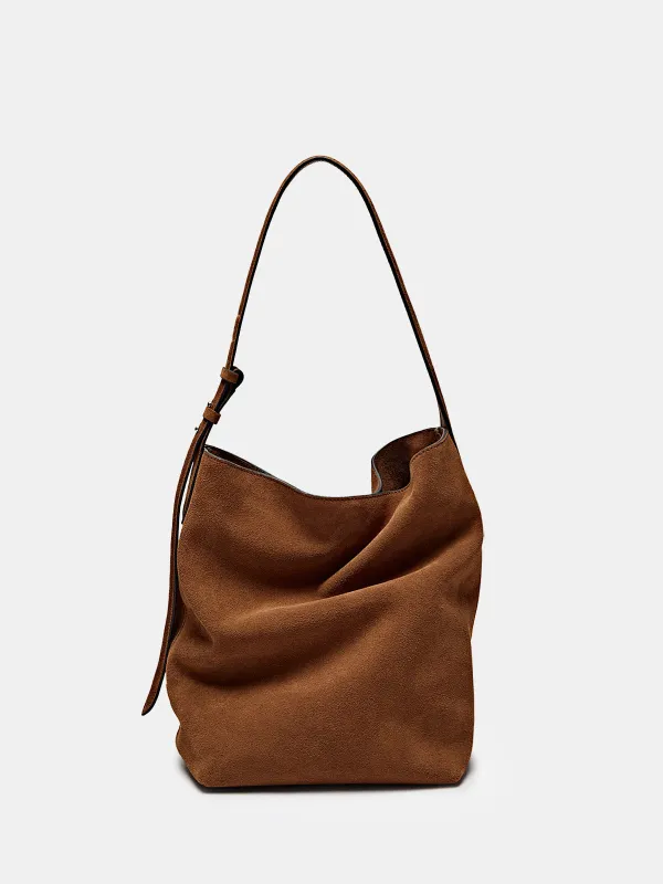 Faux Suede Slouchy Hobo Bag sold by COMMENSE