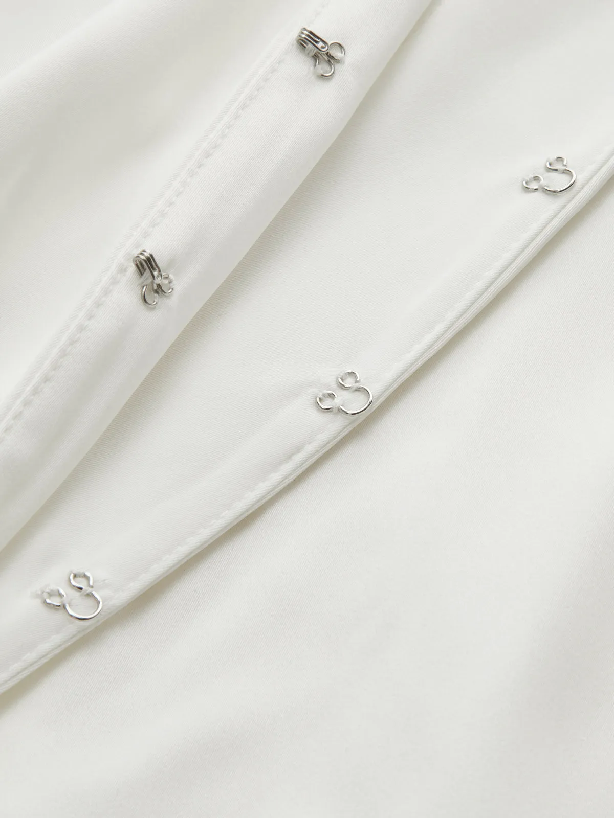 Satin Hook-and-Eye Bodysuit sold by COMMENSE product image thumbnail 4