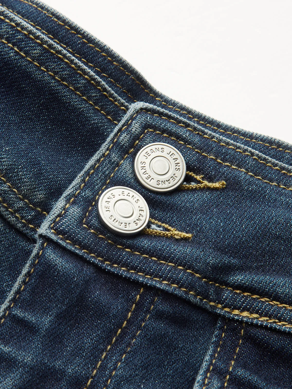 Vintage High-Waisted Flare Jeans sold by COMMENSE product image thumbnail 4