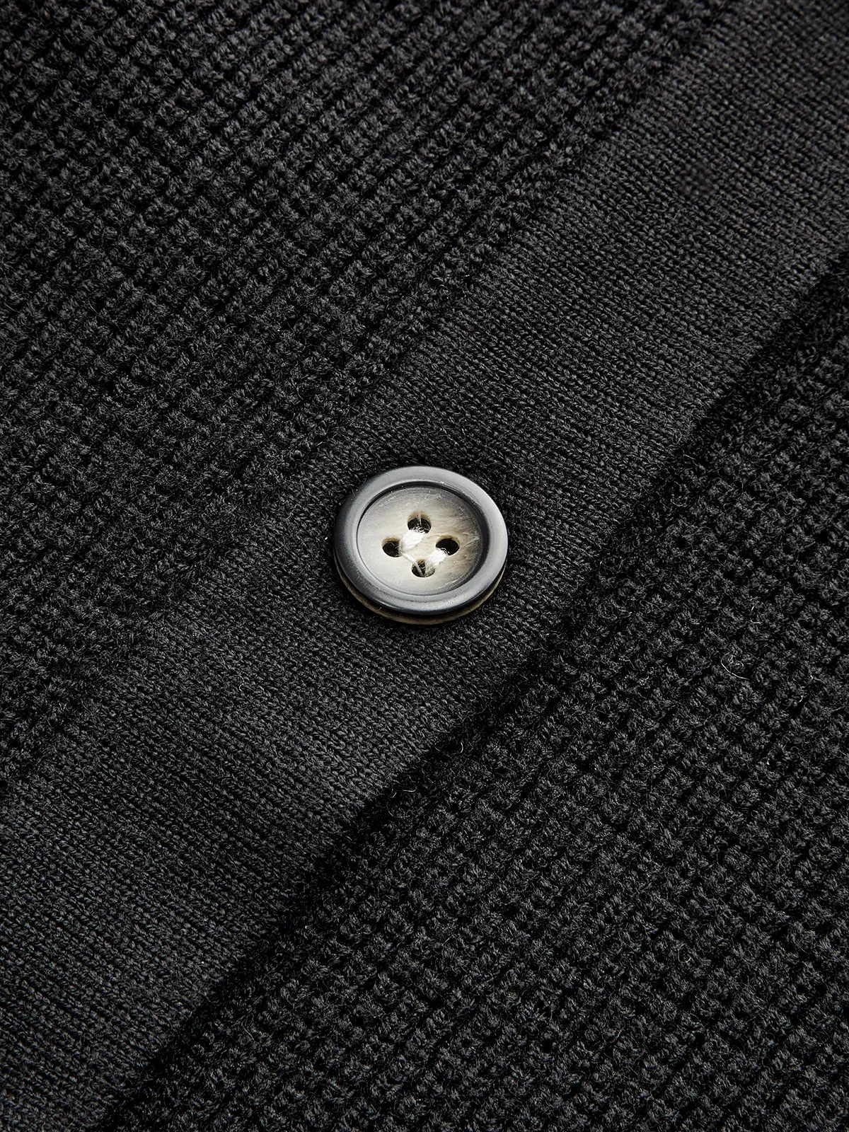 Contrast Ruffle Hem Button Cardigan sold by COMMENSE product image thumbnail 3