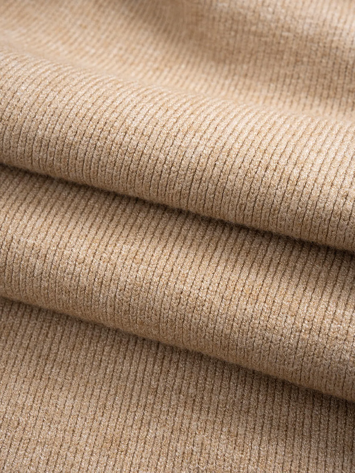 Knitted Zip-Up Jacket and Wide-Leg Pants Set sold by COMMENSE product image thumbnail 3