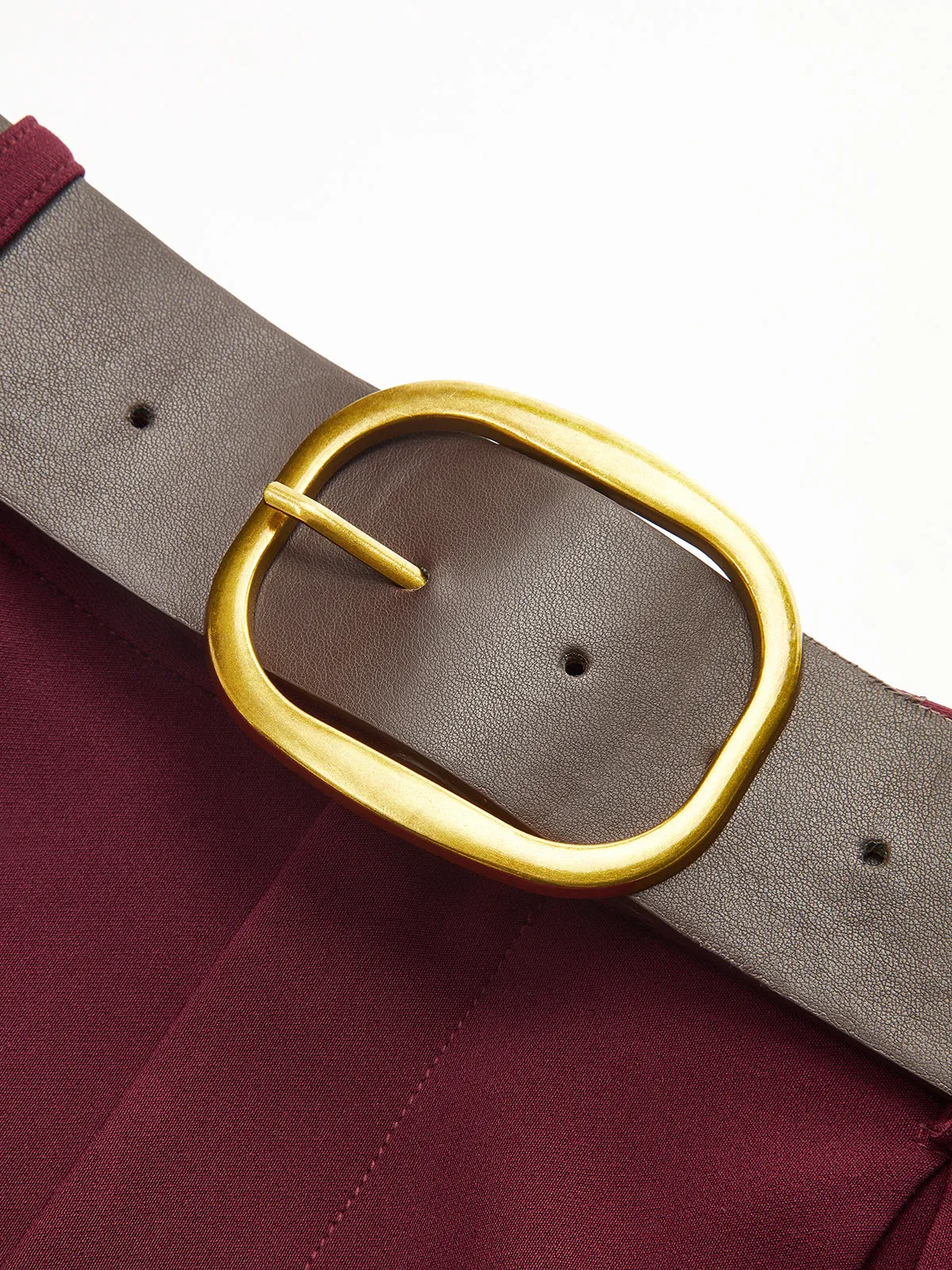 Belted Mid-Waist Wide-Leg Casual Pants sold by COMMENSE product image thumbnail 4