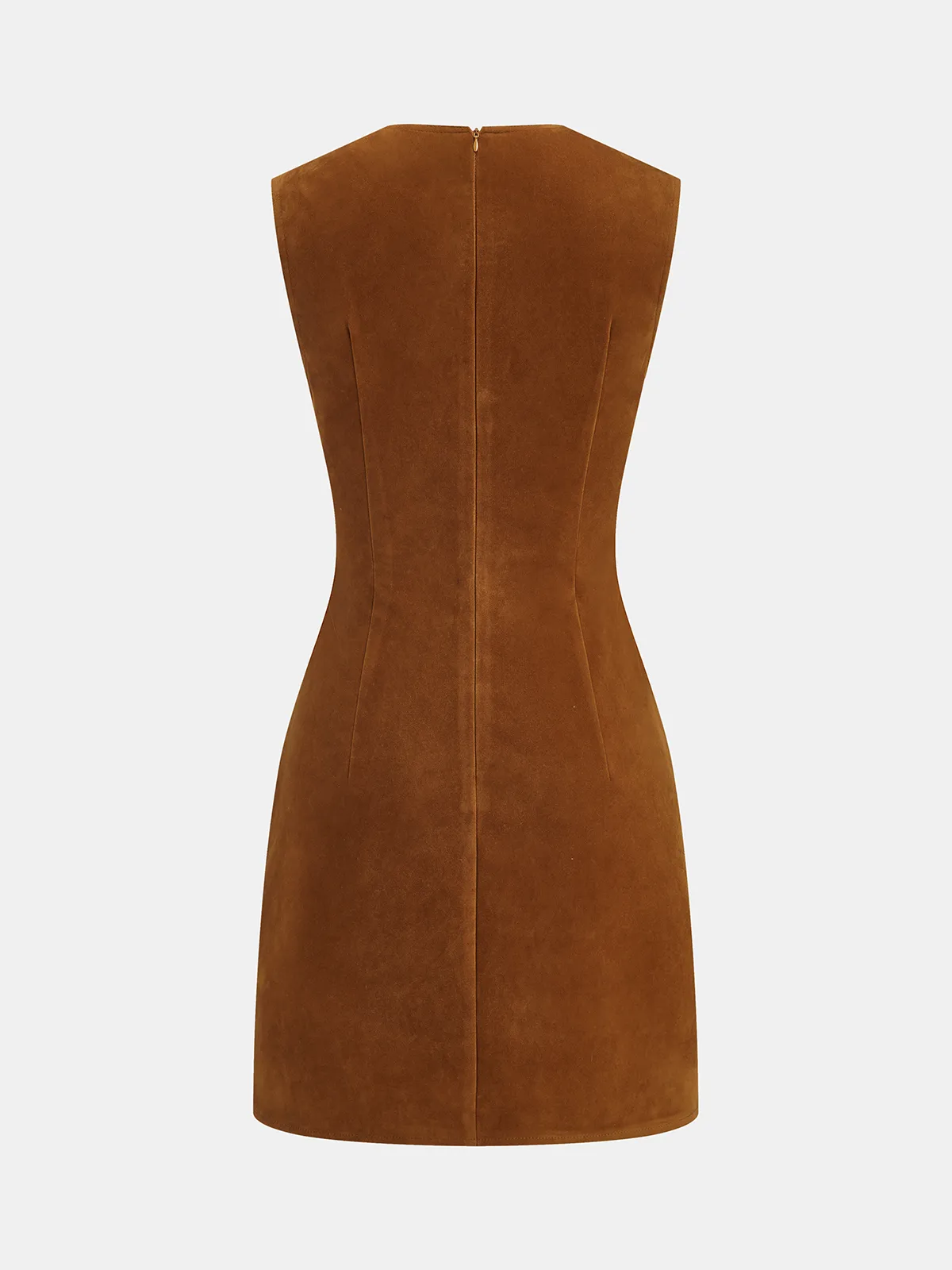 Velvet Sleeveless Mini Dress with Crystal Embellishments sold by COMMENSE product image thumbnail 2