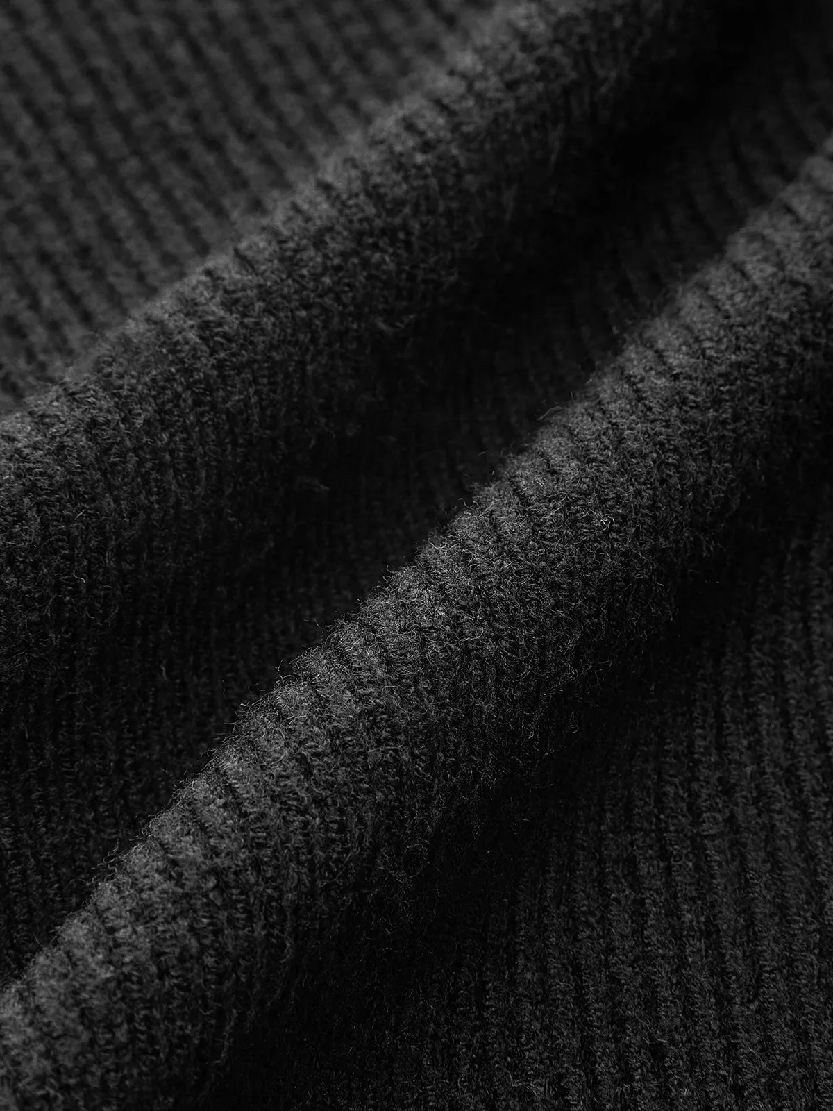 Puff Sleeve Rib-Knit Cardigan sold by COMMENSE product image thumbnail 3