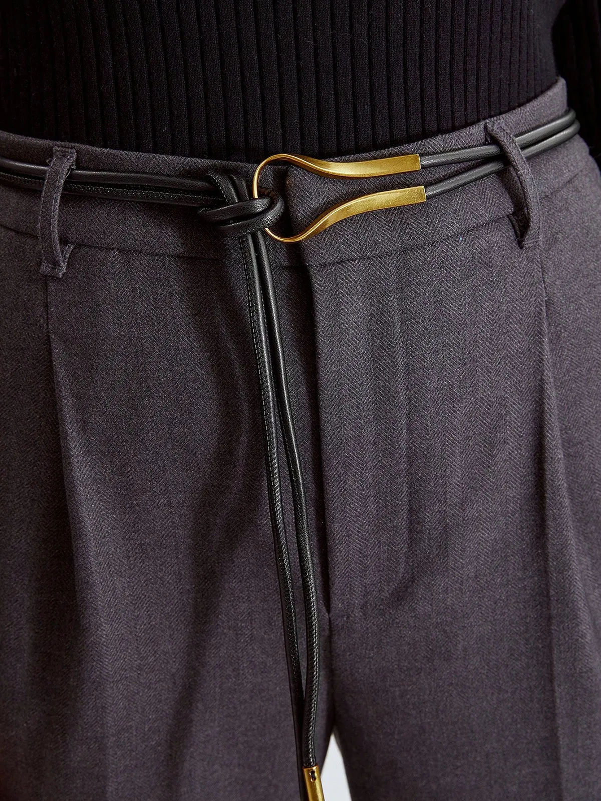 PU Leather Rope-Like Belt sold by COMMENSE product image thumbnail 3