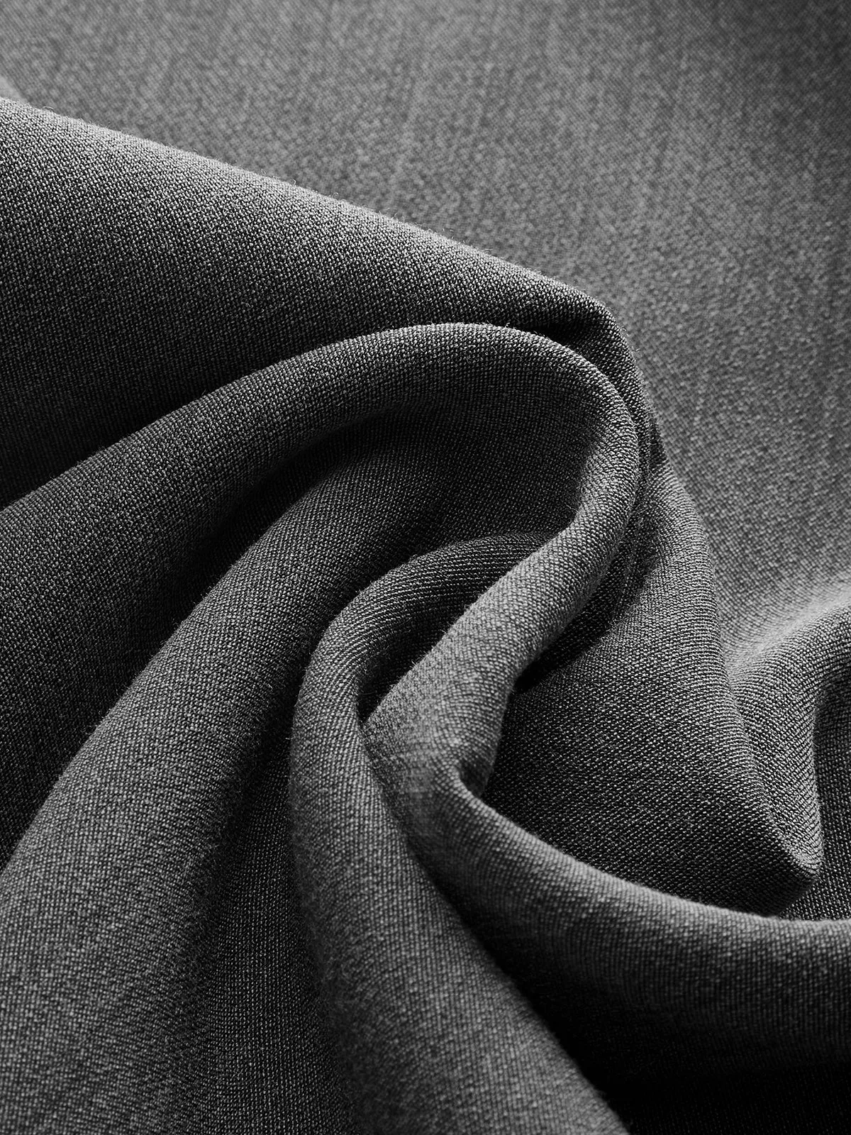 Faux Leather Paneled Slit Midi Skirt sold by COMMENSE product image thumbnail 3