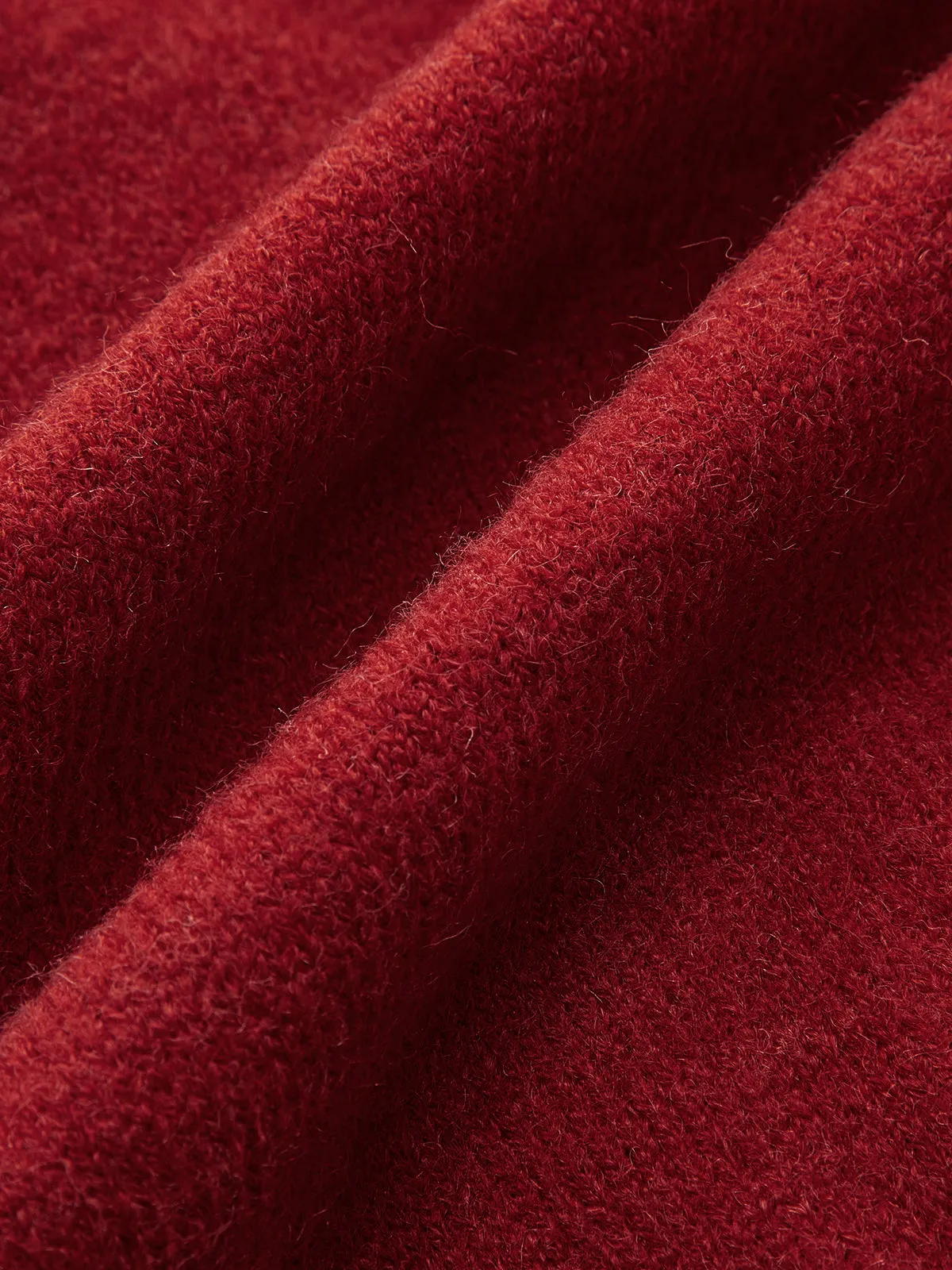 Scalloped Edge Ribbed V-Neck Buttoned Cardigan sold by COMMENSE product image thumbnail 4