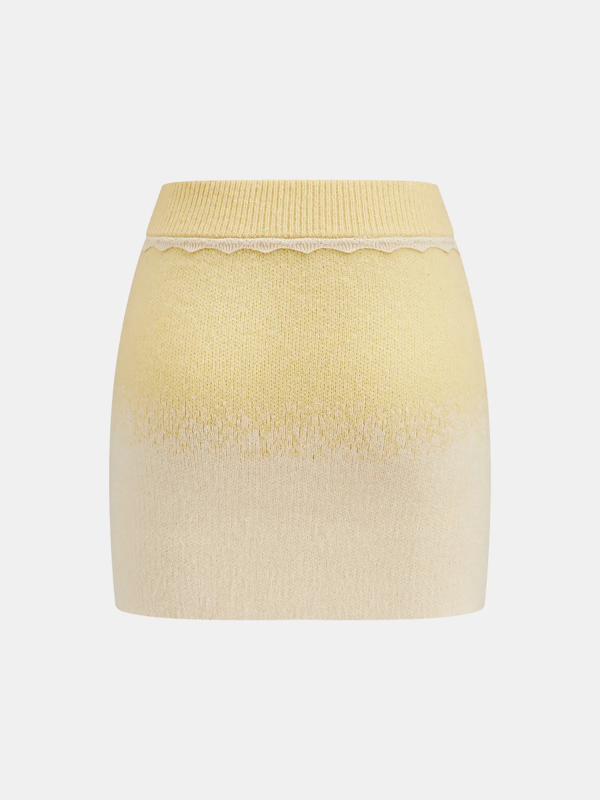 Ombre Knitted Top and Mini Skirt Set sold by COMMENSE product image thumbnail 5