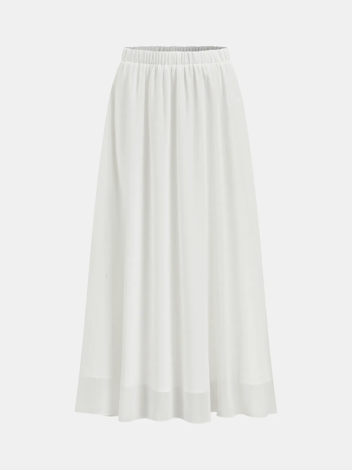 Ruffled Shirt and Midi Skirt Set with Belt sold by COMMENSE product image thumbnail 5