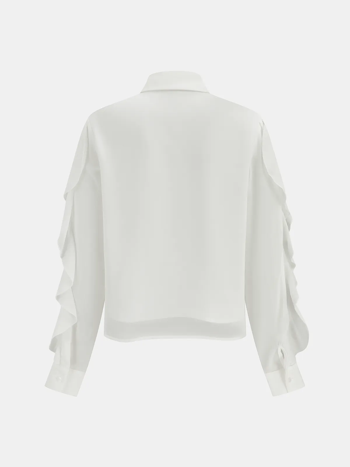 Ruffled Shirt and Midi Skirt Set with Belt sold by COMMENSE product image thumbnail 4