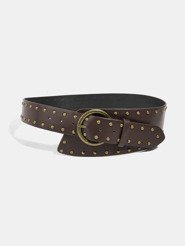 PU Leather Studded Belt sold by COMMENSE