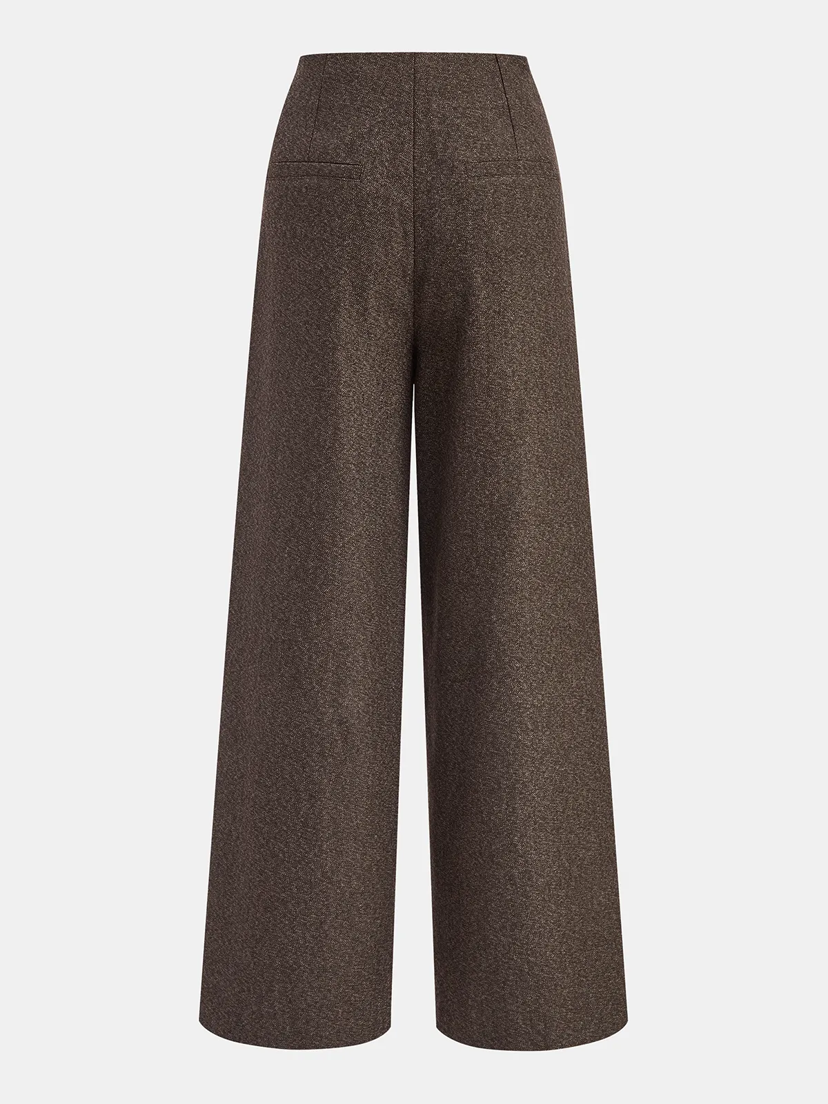 Buttoned Twill Retro Pants sold by COMMENSE product image thumbnail 4
