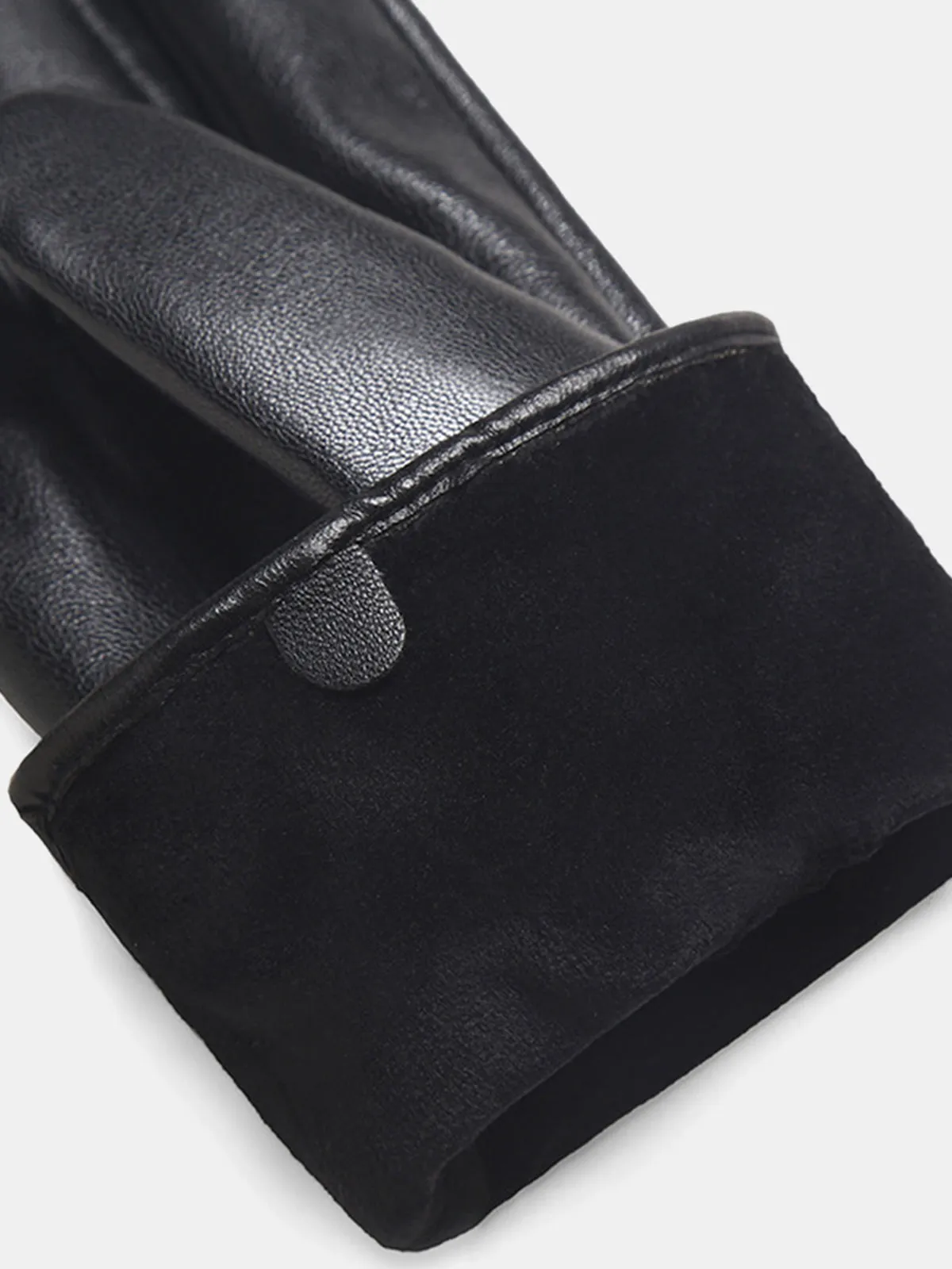 PU Leather Gloves with Stitched Detail sold by COMMENSE product image thumbnail 2