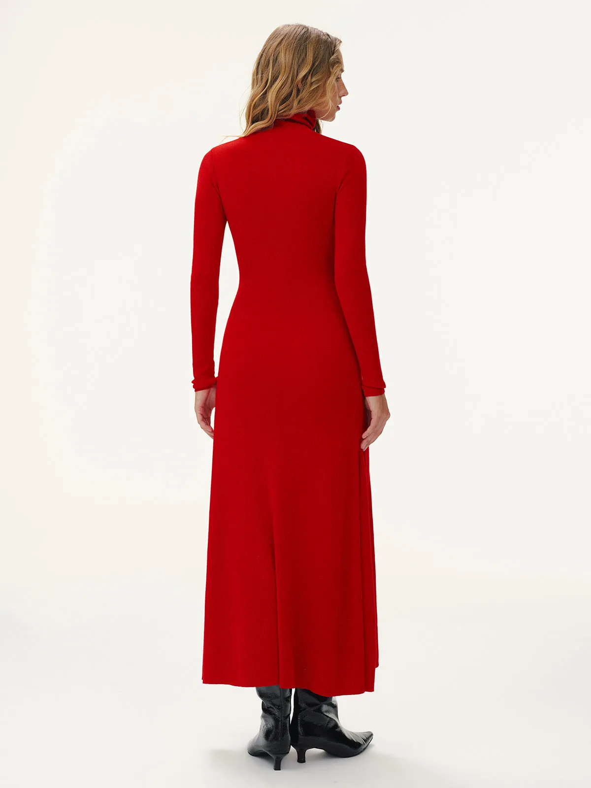 Wool-Blend Turtleneck Maxi Dress sold by COMMENSE product image thumbnail 3