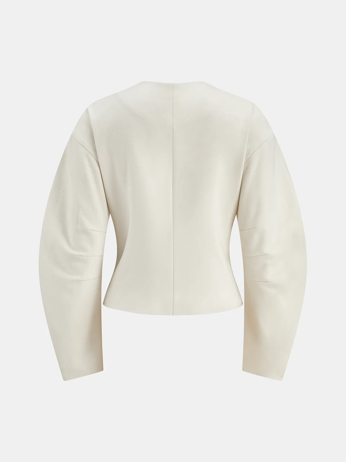 Metal Button Curved Sleeve Coat sold by COMMENSE product image thumbnail 2