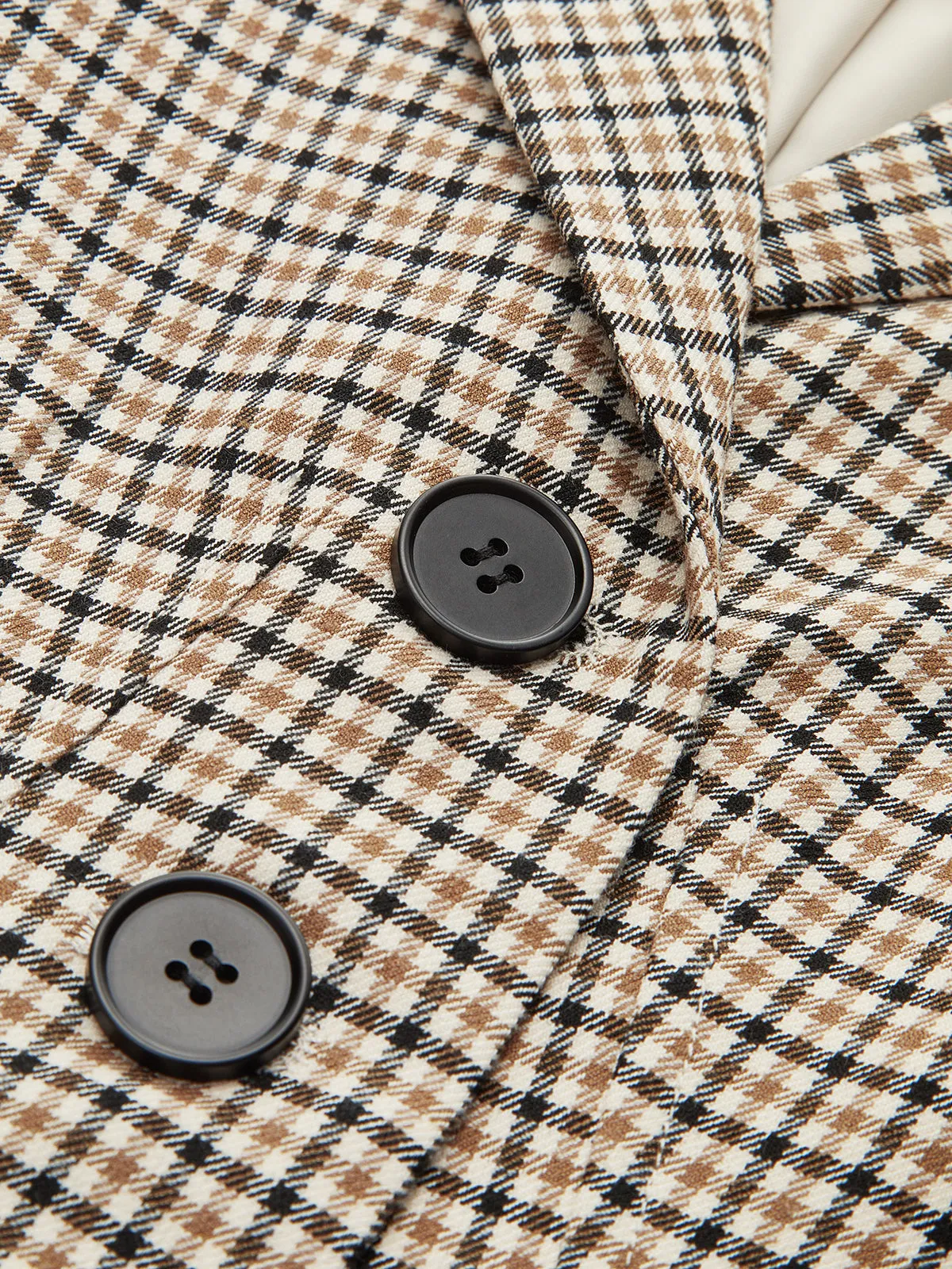 Checked Tailored Blazer sold by COMMENSE product image thumbnail 5