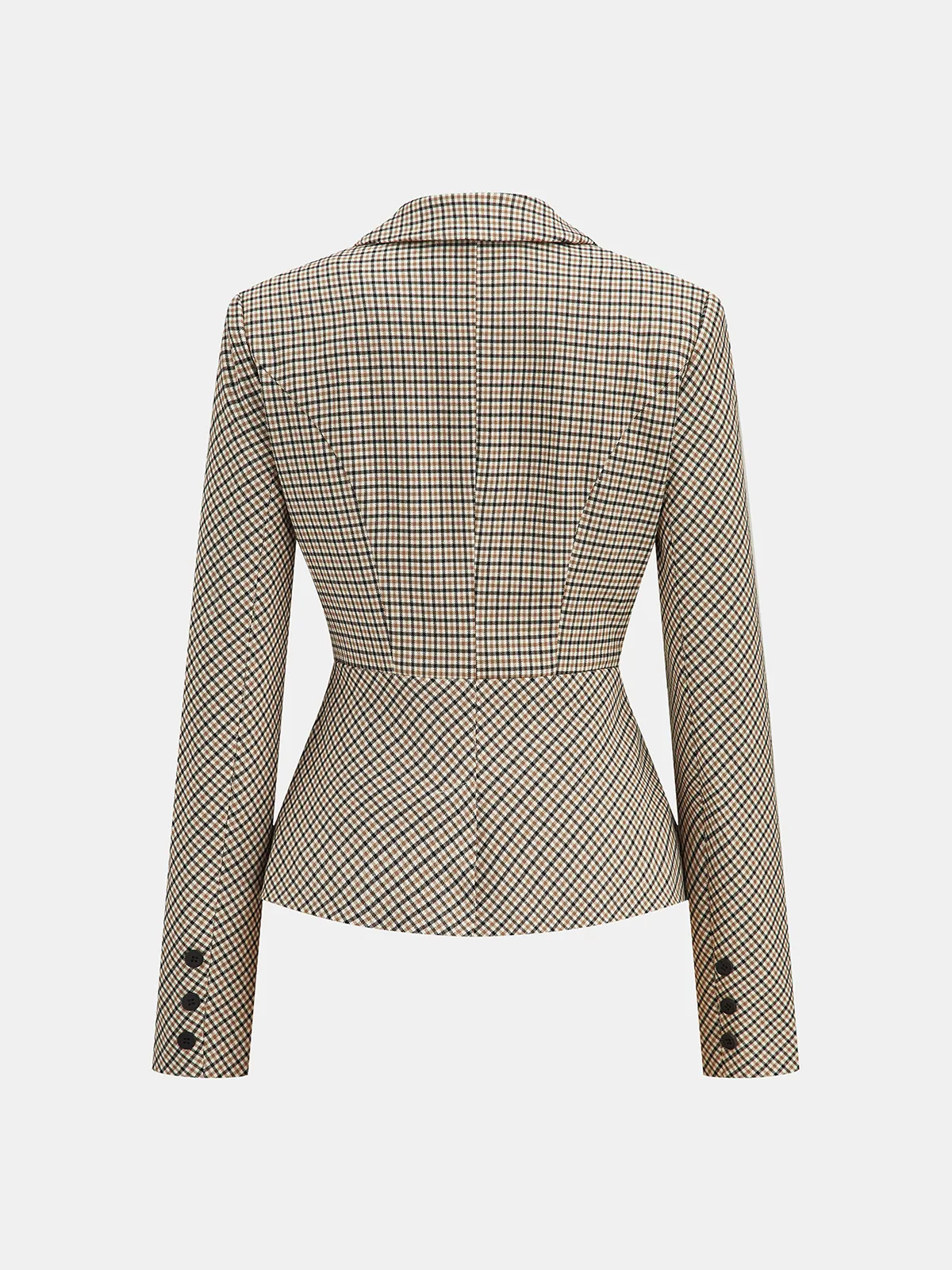 Checked Tailored Blazer sold by COMMENSE product image thumbnail 2