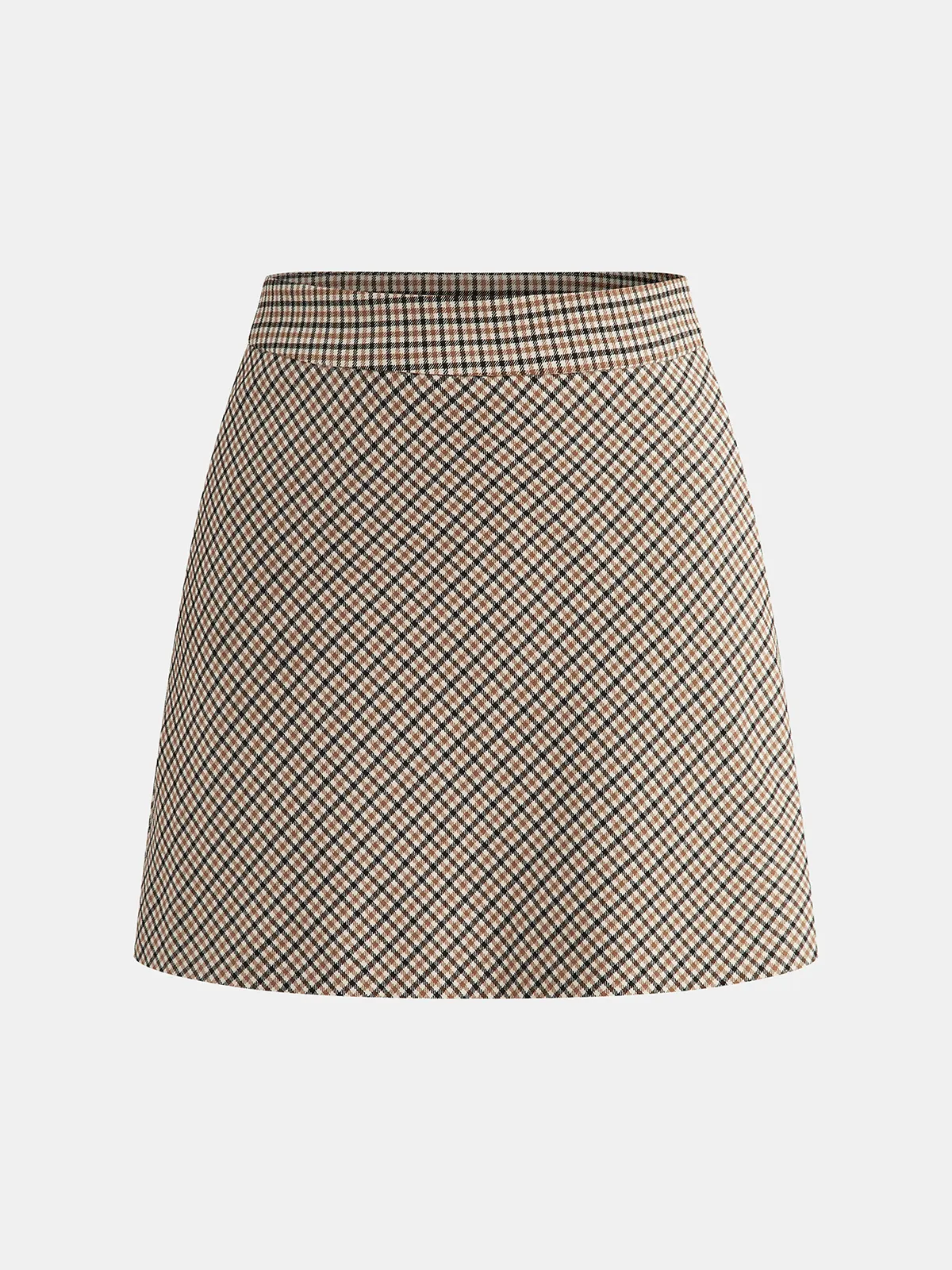 Checked Mini Skirt sold by COMMENSE