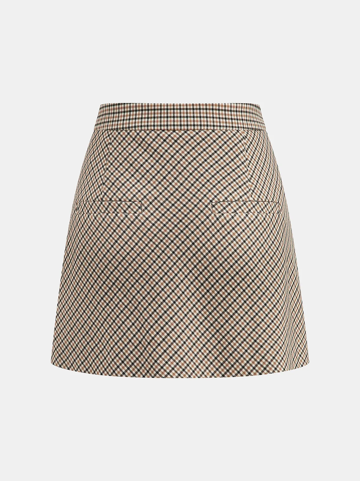 Checked Mini Skirt sold by COMMENSE product image thumbnail 2