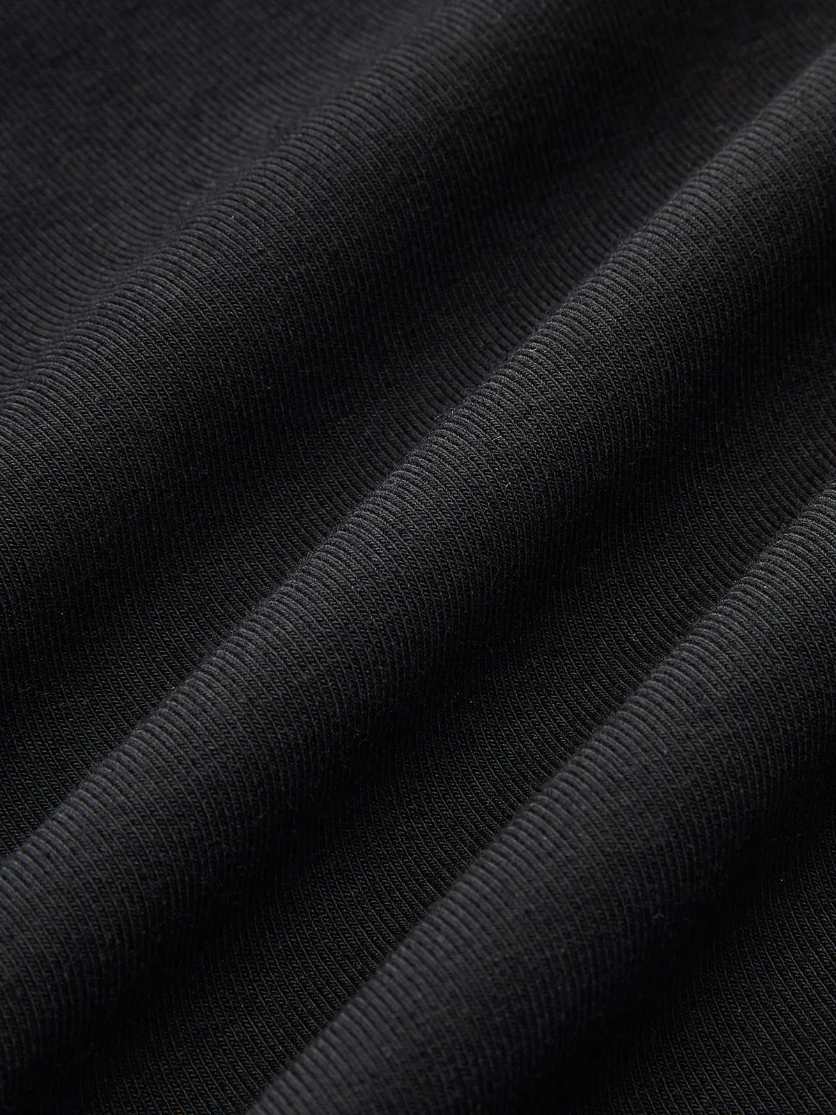 Faux Leather Collar Long-Sleeve Knit Top sold by COMMENSE product image thumbnail 3