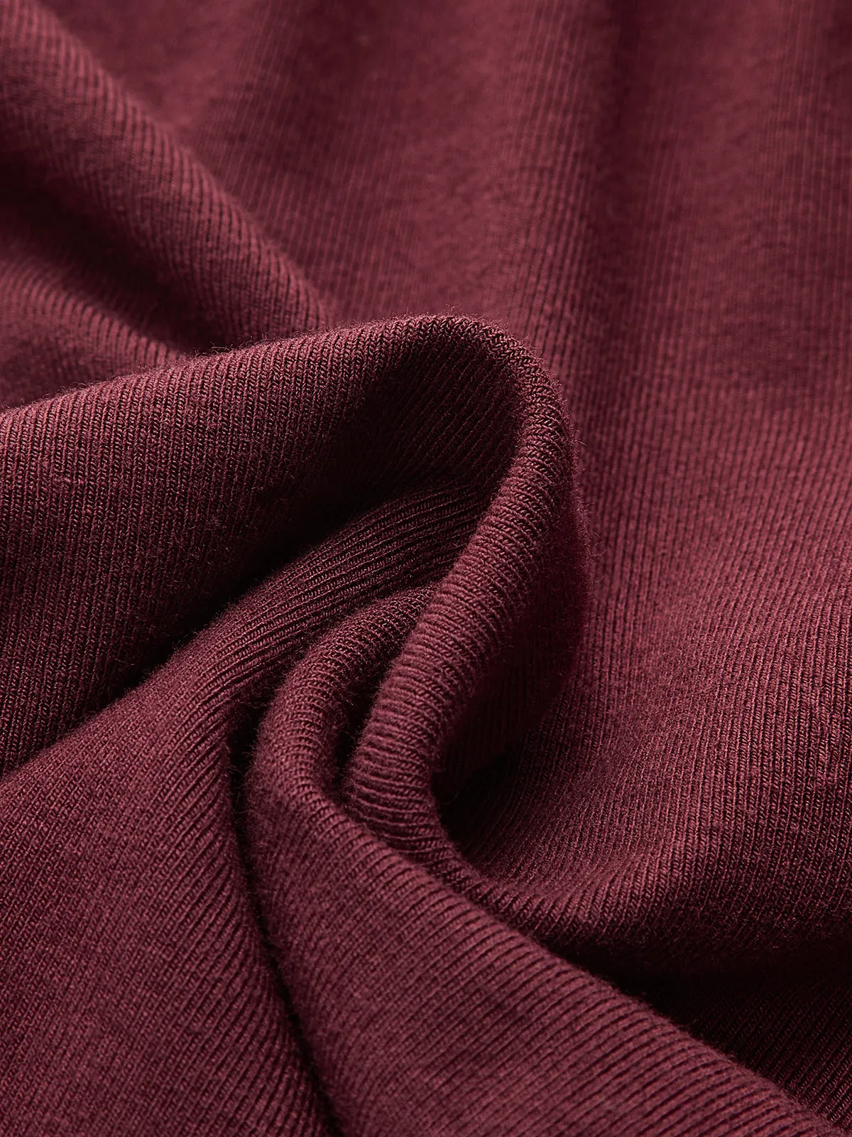 Deep V-Neck Ruched Long-Sleeve Mini Dress sold by COMMENSE product image thumbnail 3