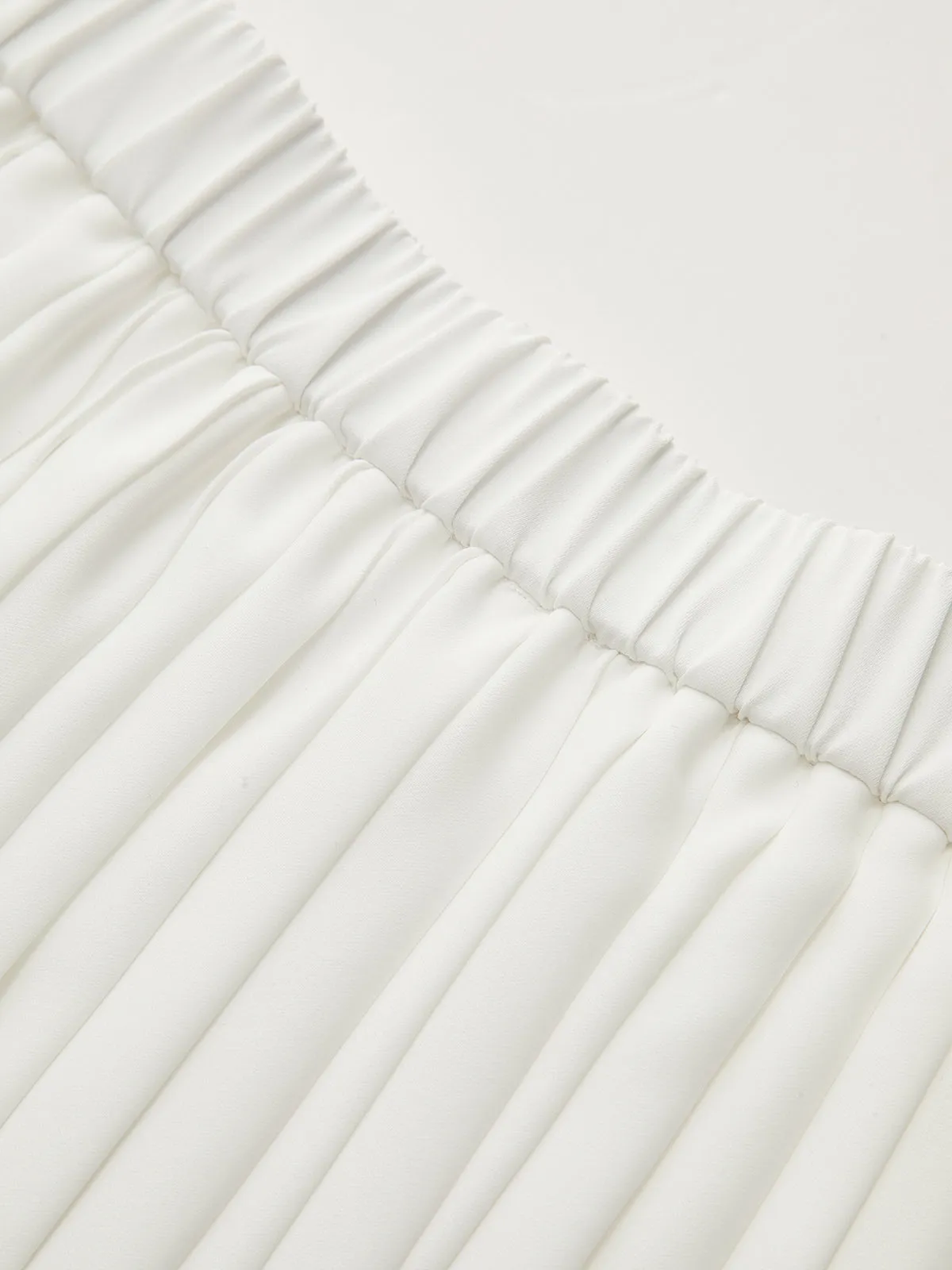 Belted Tweed Jacket and Pleated Mini Skirt Set sold by COMMENSE product image thumbnail 5