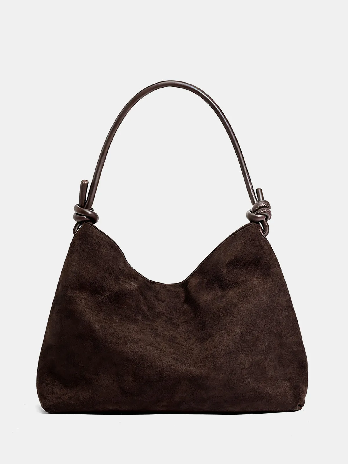 Suede Effect Knot Hobo Bag sold by COMMENSE