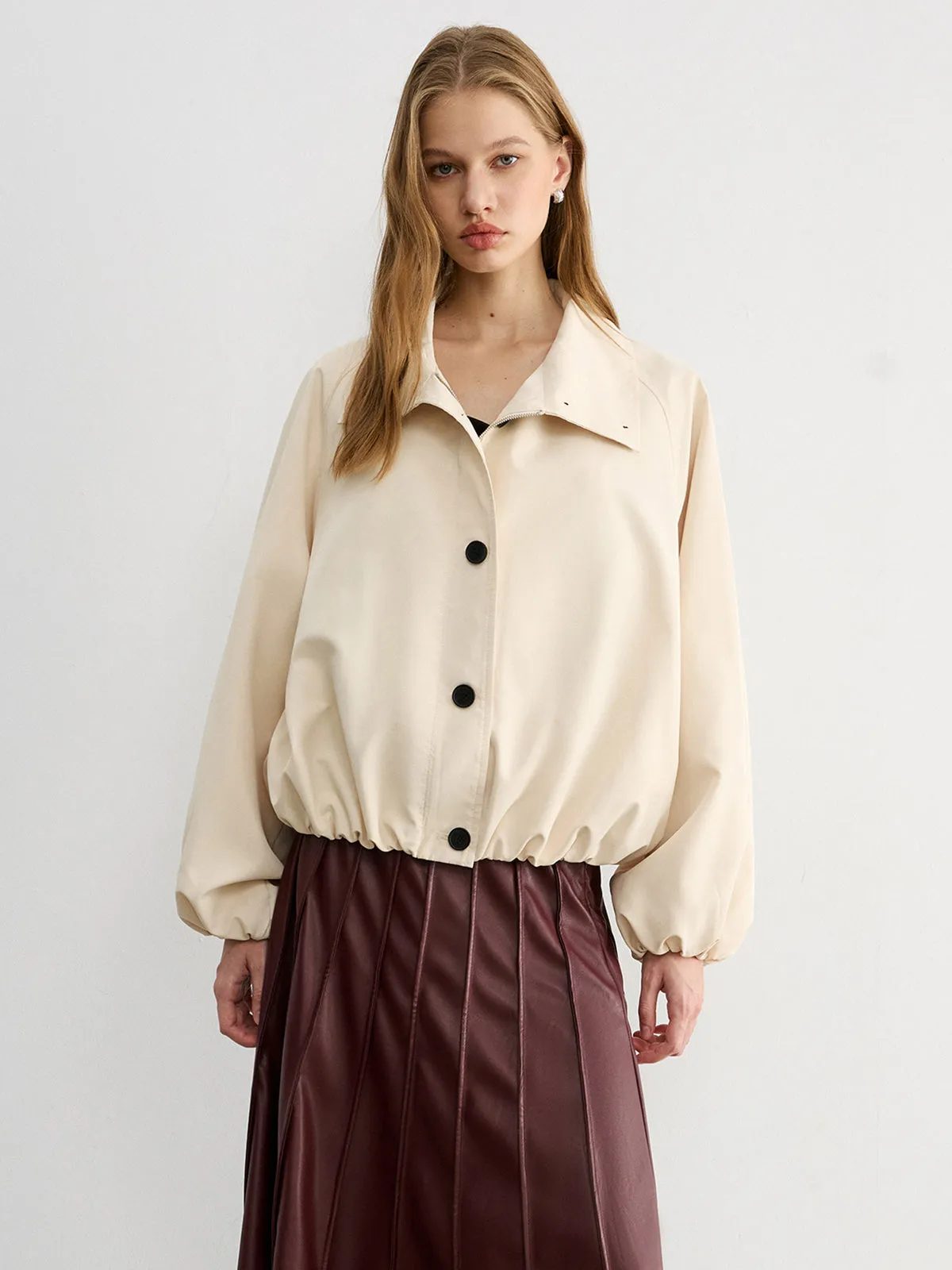 Collared Button Trench Coat sold by COMMENSE product image thumbnail 4